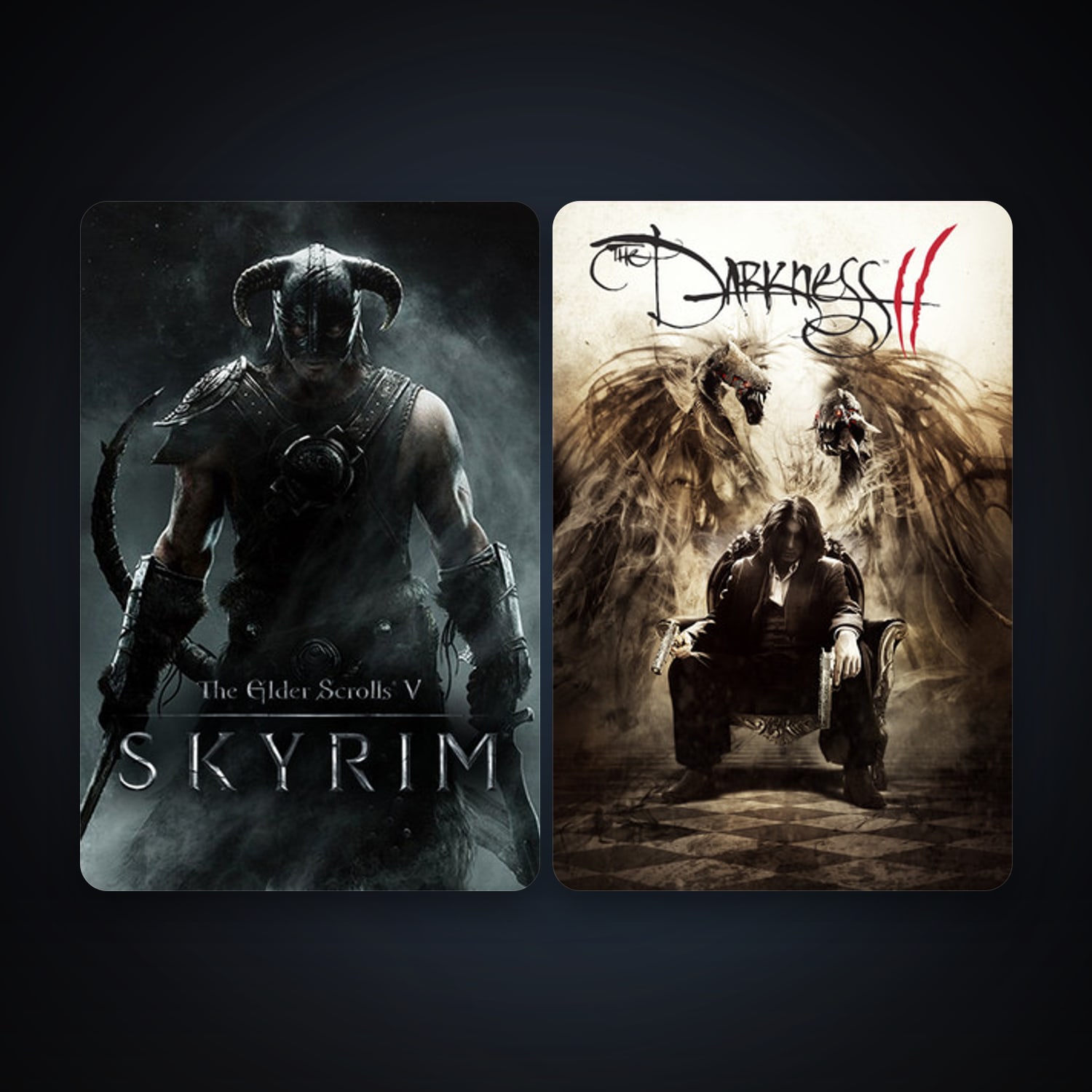 Steam account: The Darkness II + The Elder Scrolls V: Skyrim, 2 games, clean — HabibiAccounts