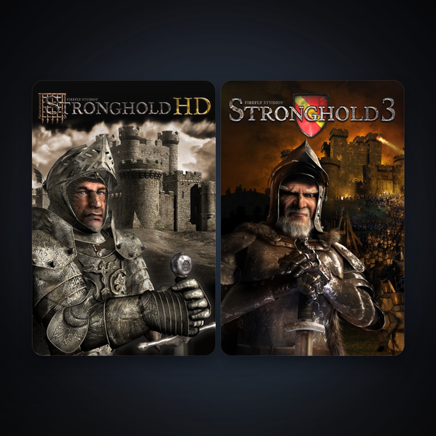 Steam account: Stronghold HD + Stronghold 3 Gold, 2 games, clean — level 7 — HabibiAccounts