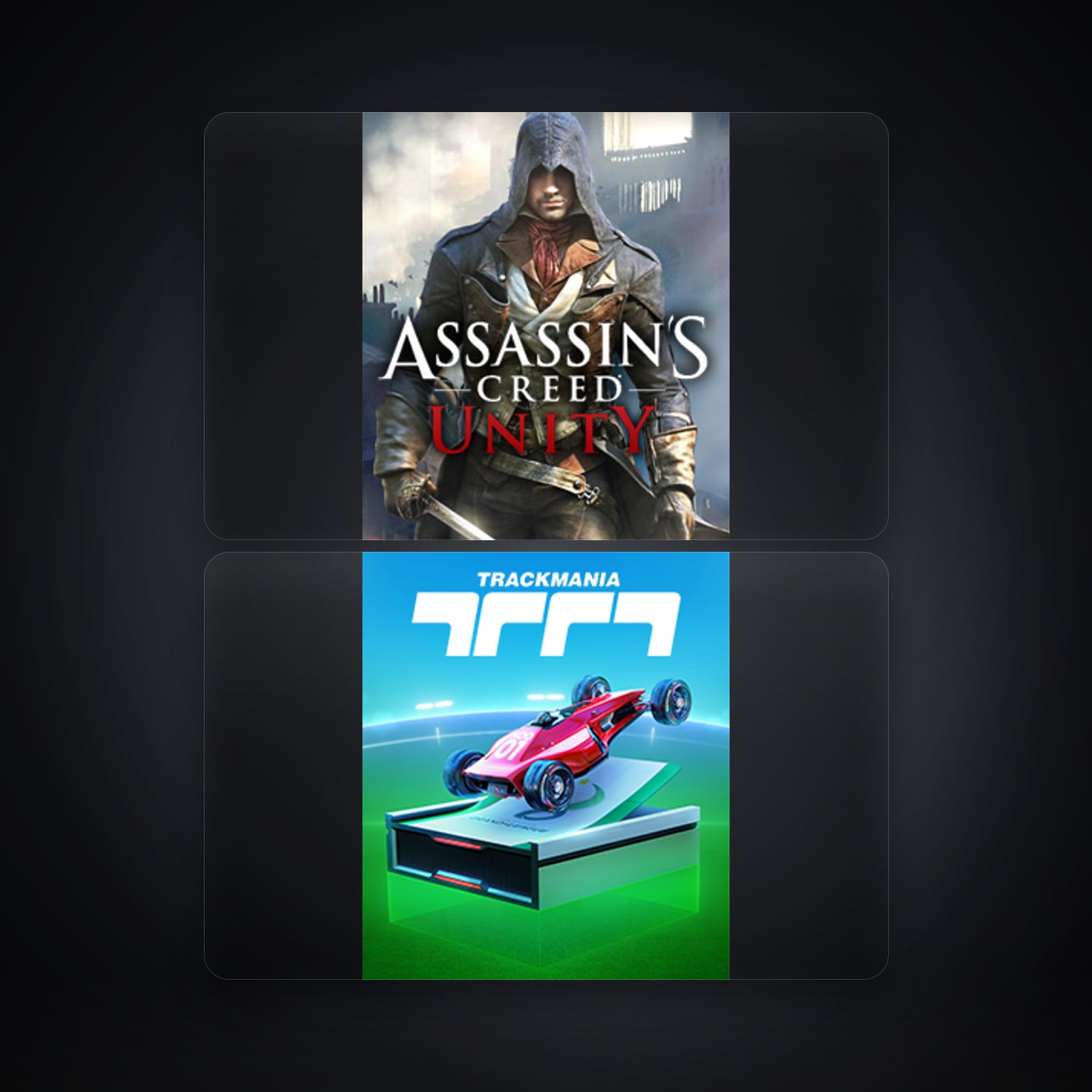 Ubisoft Assassin's Creed Unity + Trackmania — DE — HabibiAccounts