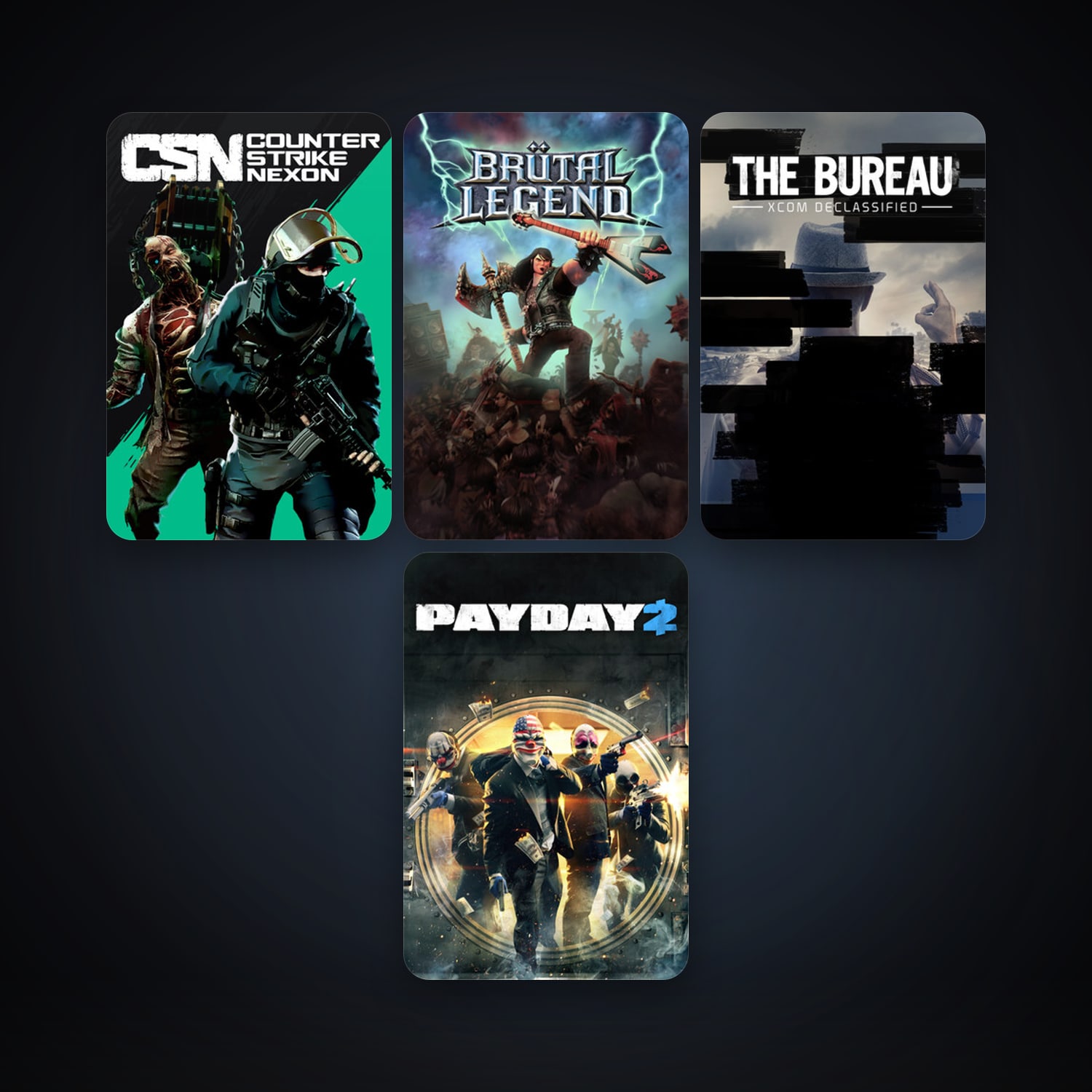 Steam account: The Bureau: XCOM Declassified + PAYDAY 2, 6 games, clean — HabibiAccounts