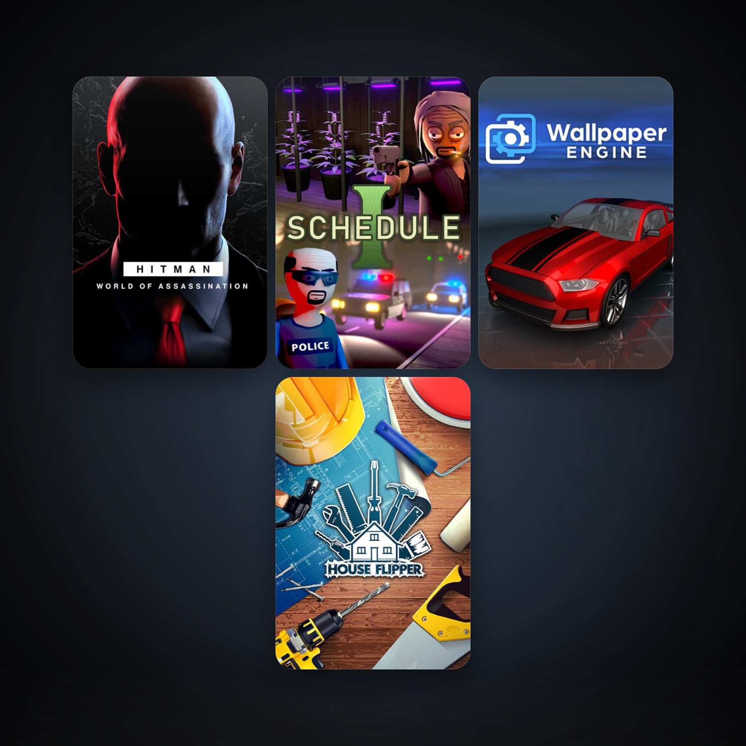 Steam account: Wallpaper Engine + Planet Coaster, 7 games, clean — HabibiAccounts