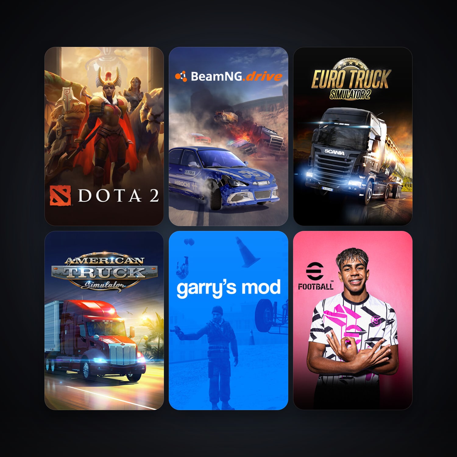 Dota 2 + Garry's Mod, 29 games, clean — HabibiAccounts
