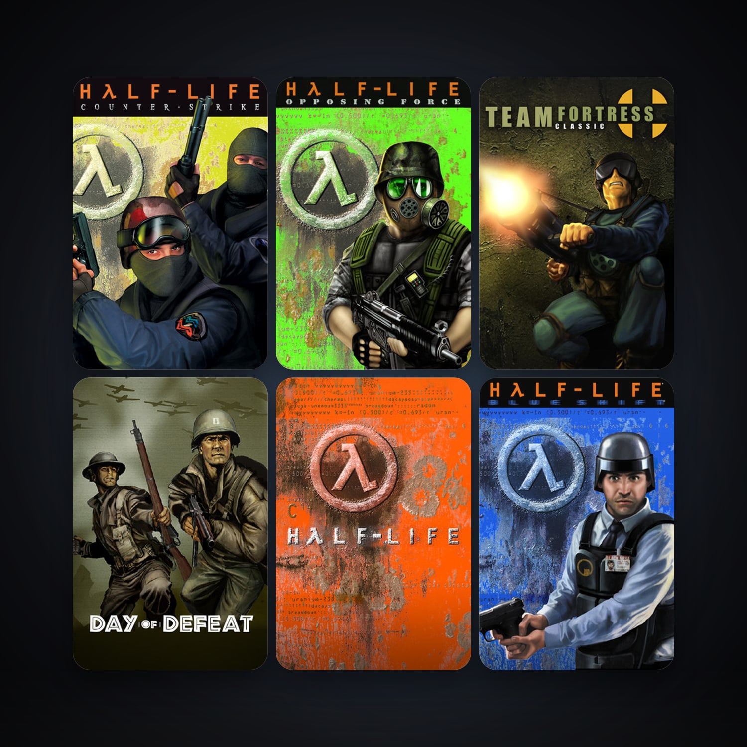 Steam account — Counter-Strike + Team Fortress Classic, 10 games, Steam 11, clean — HabibiAccounts