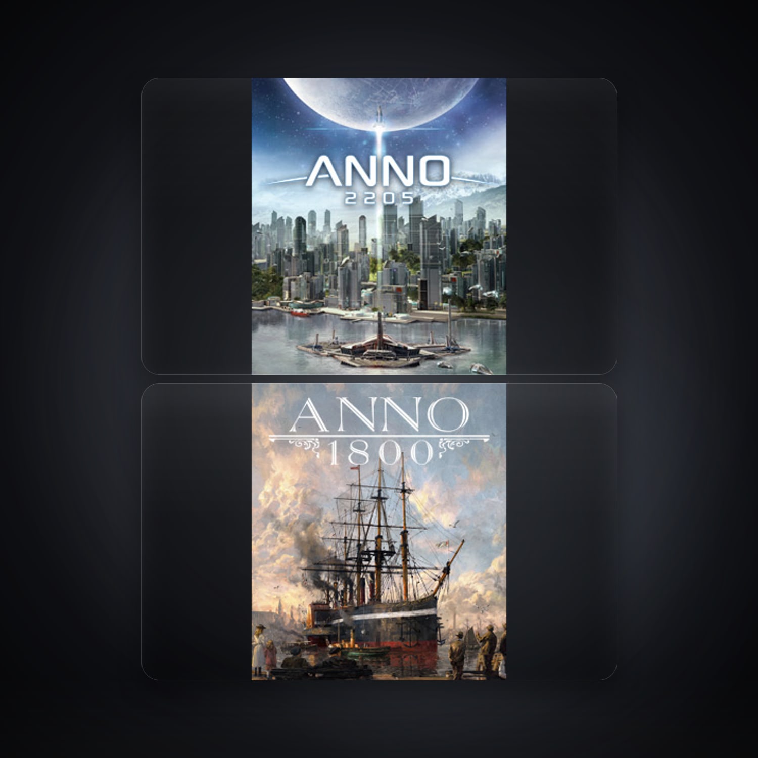حساب يوبيسوفت فيه Anno 2205 وAnno 1800، DE — HabibiAccounts