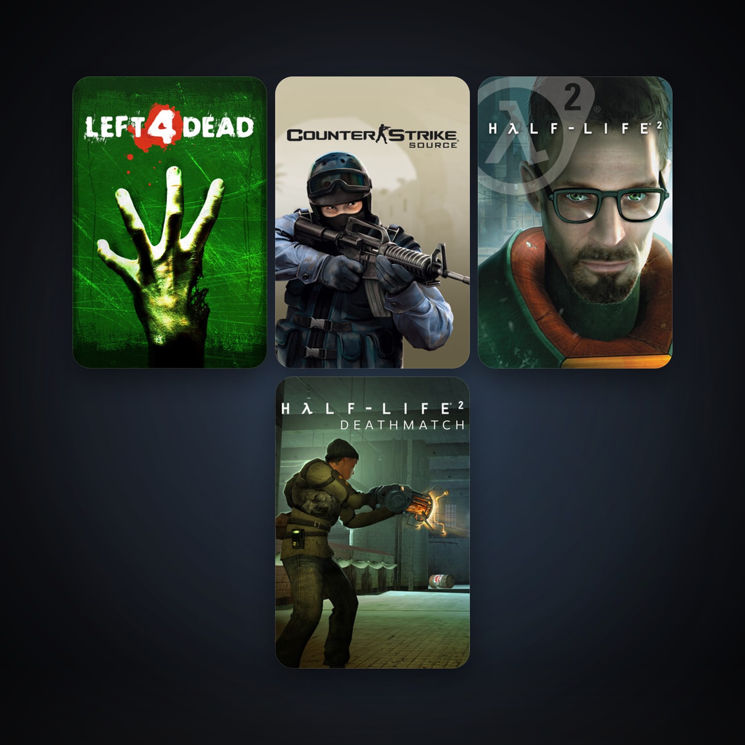 Half-Life 2 + Counter-Strike: Source, 6 games, Steam 10, clean — HabibiAccounts