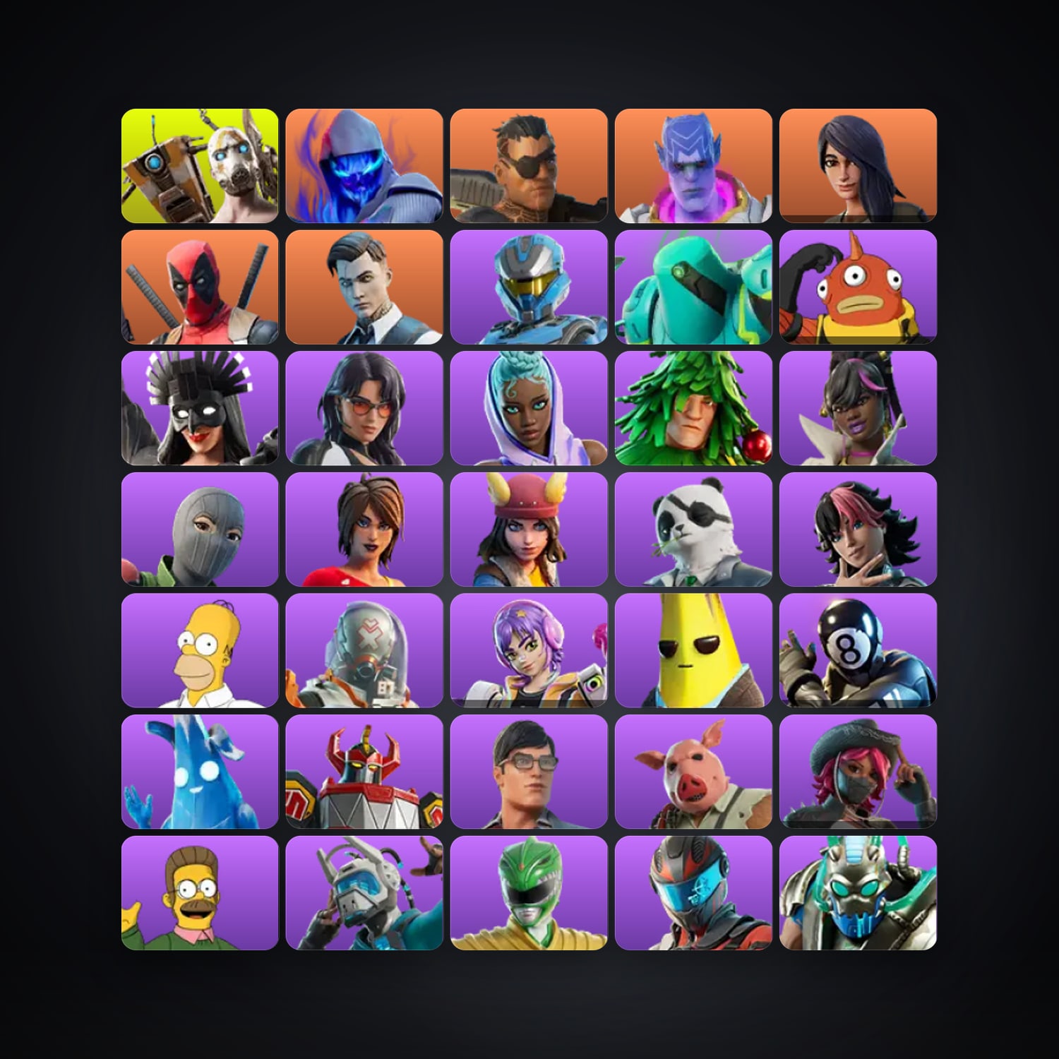 Fortnite account with Midas & Deadpool — 65 skins — 150 V-Bucks — lvl 1656 — HabibiAccounts