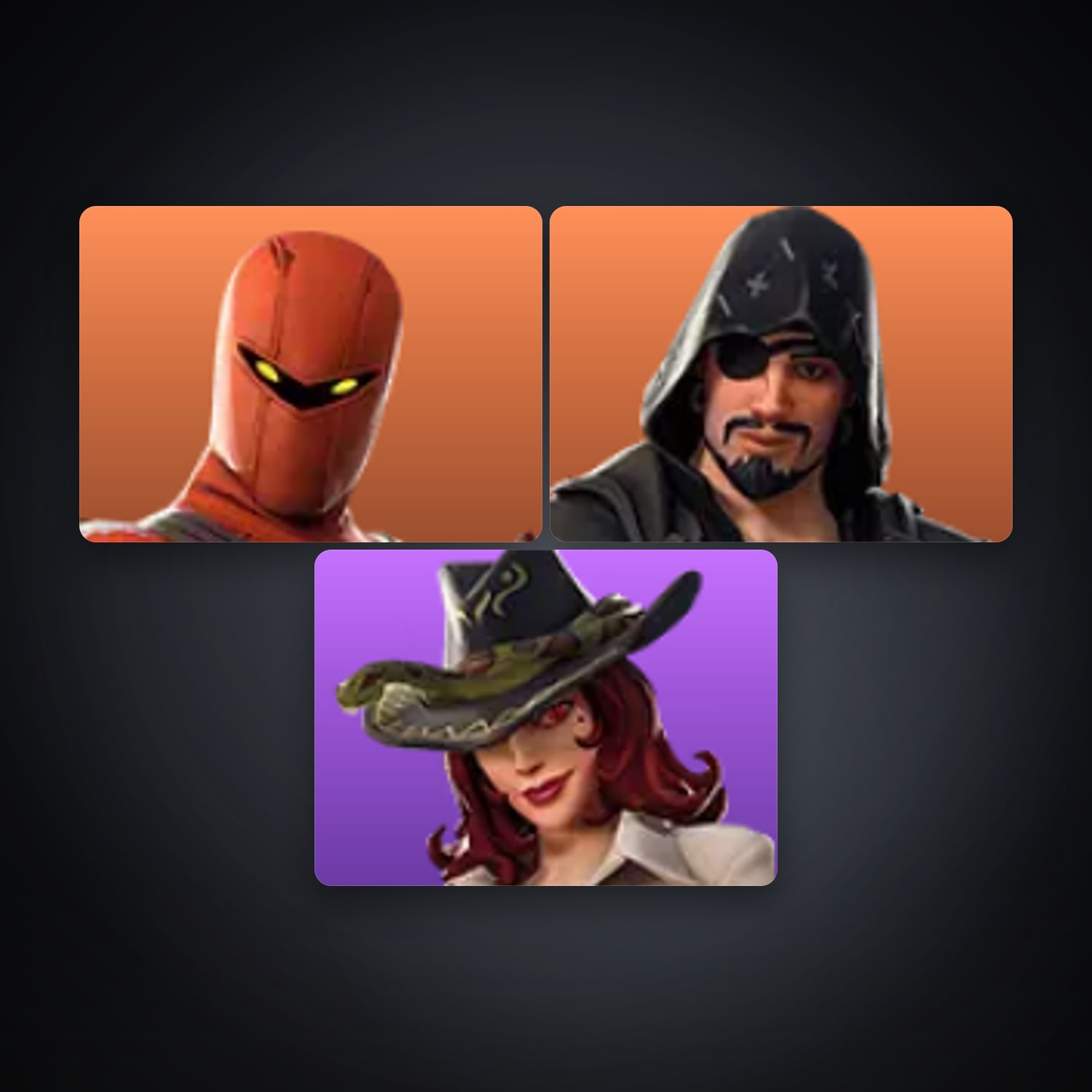 Fortnite account with Hybrid & Blackheart — 3 skins — 900 V-Bucks — lvl 205 — HabibiAccounts