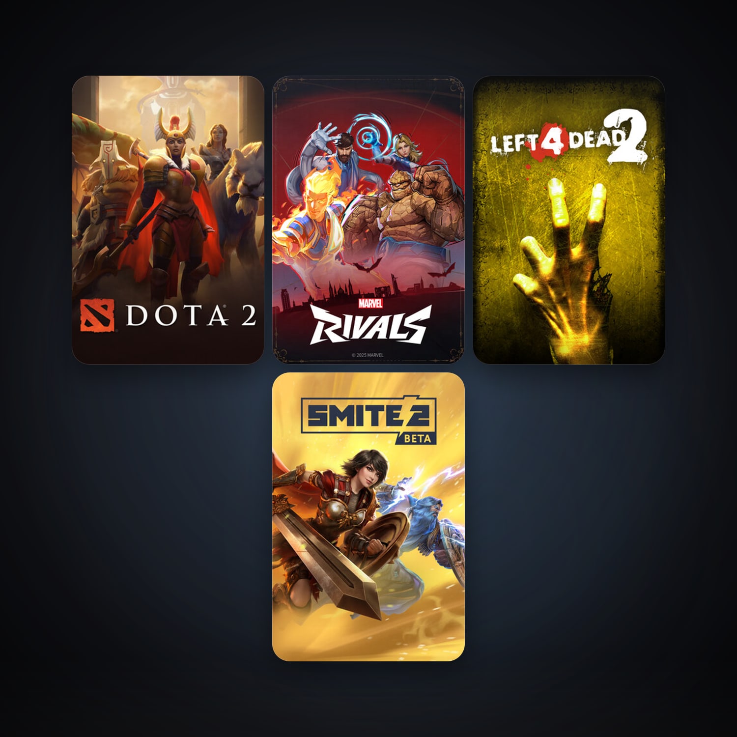 Left 4 Dead 2 + Dota 2, 8 games, clean — HabibiAccounts
