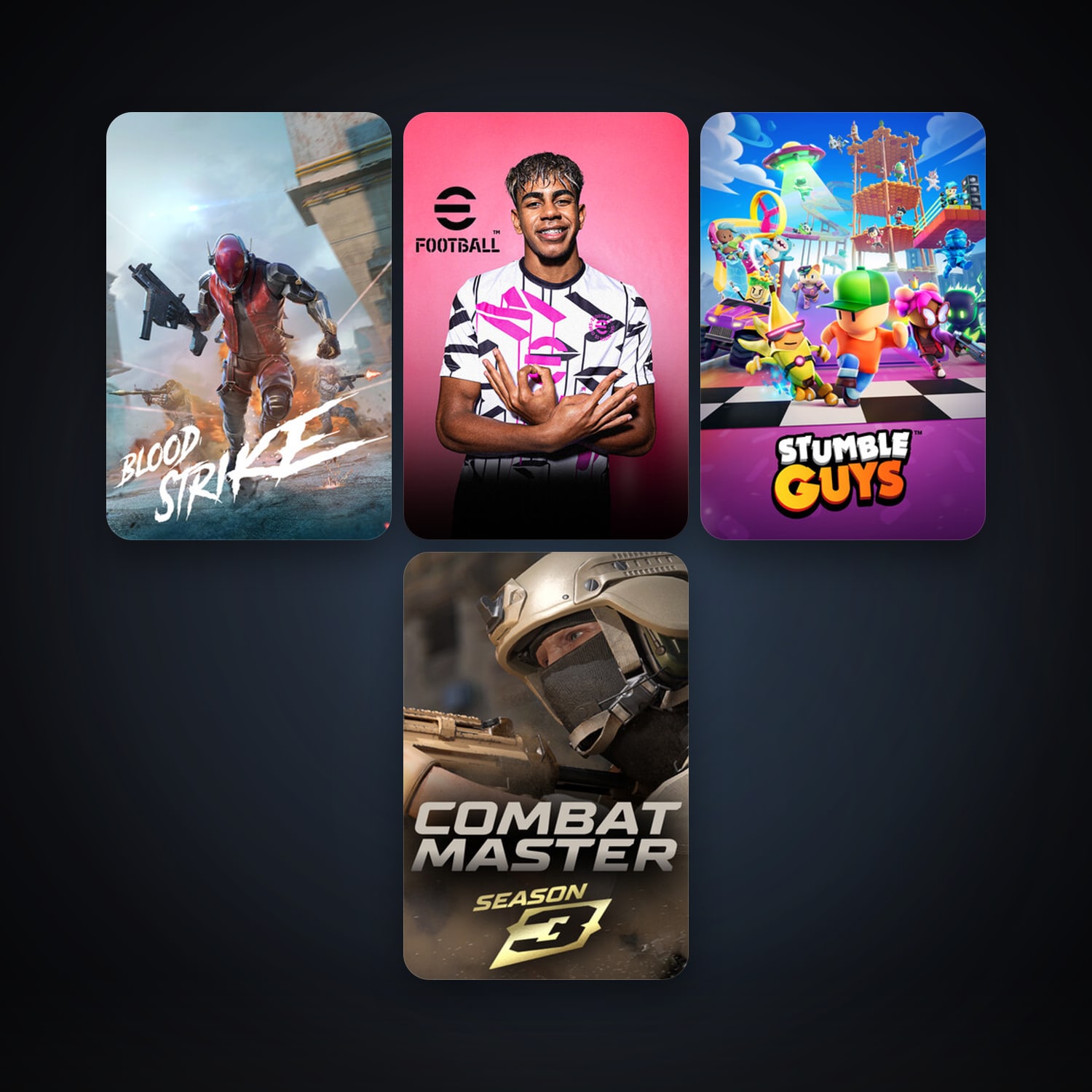 Steam account: eFootball 2024 + Stumble Guys, 9 games, clean — HabibiAccounts