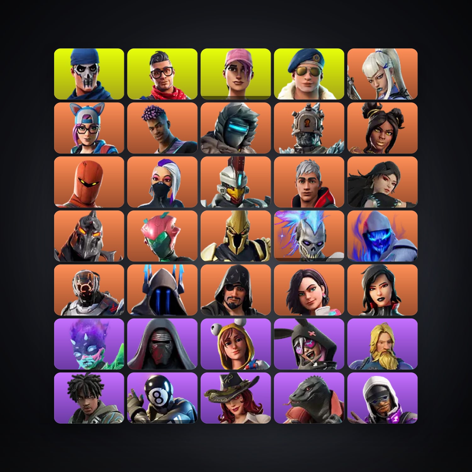 Fortnite account with Warpaint & Rose Team Leader — 80 skins — 1.5K V-Bucks — lvl 1088 — HabibiAccounts