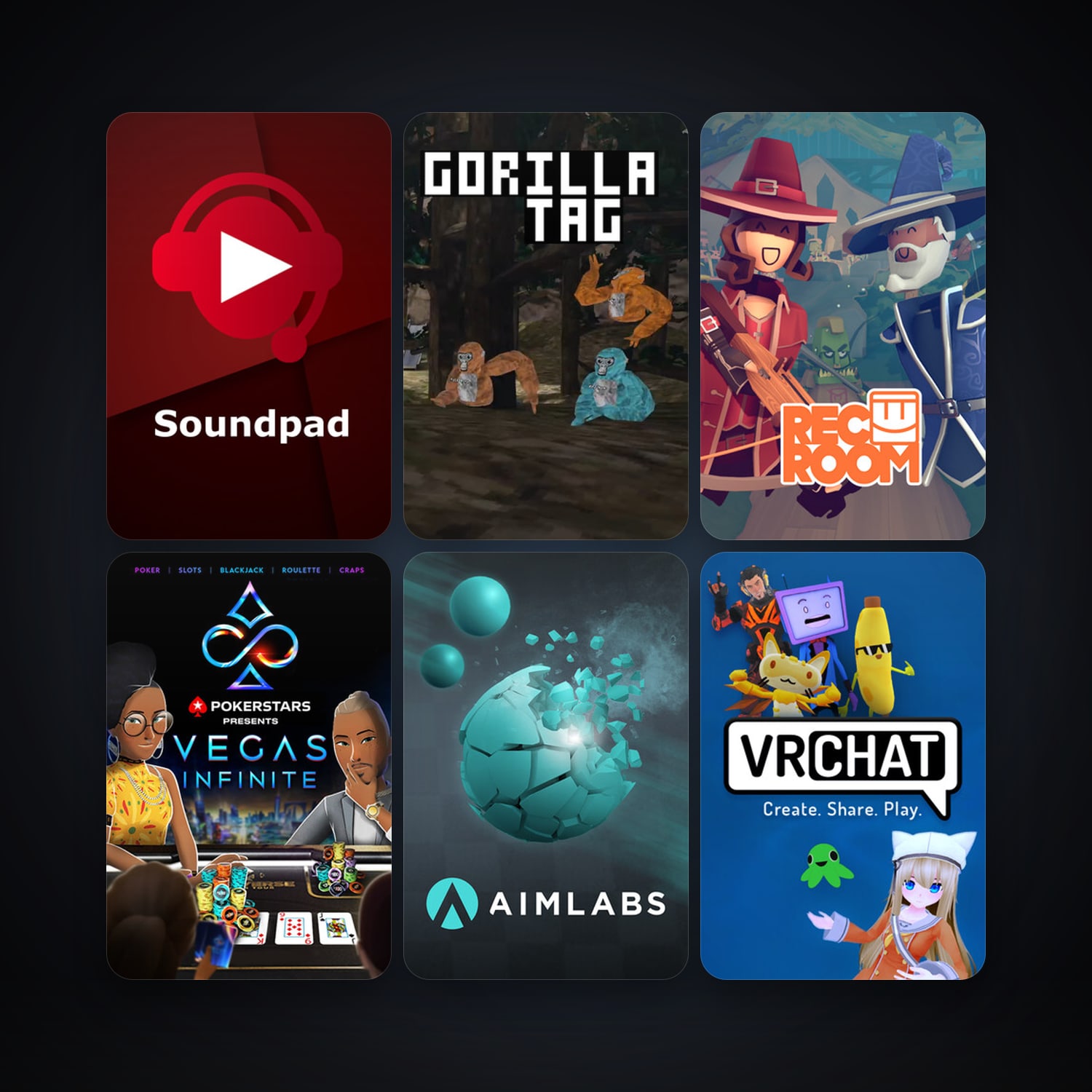 Steam account: VRChat + Rec Room, 11 games, clean — HabibiAccounts