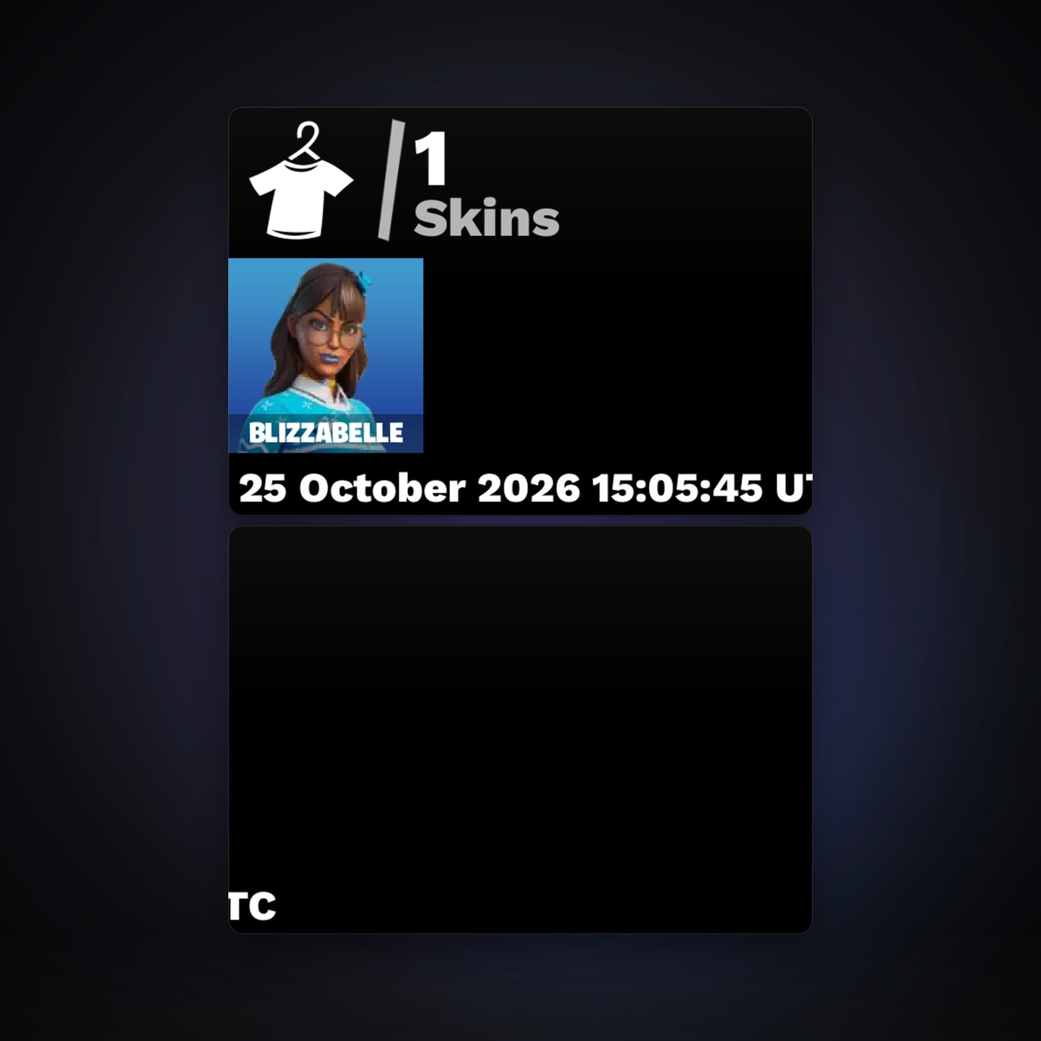 Fortnite account with Blizzabelle — 1 skin — lvl 26 — HabibiAccounts