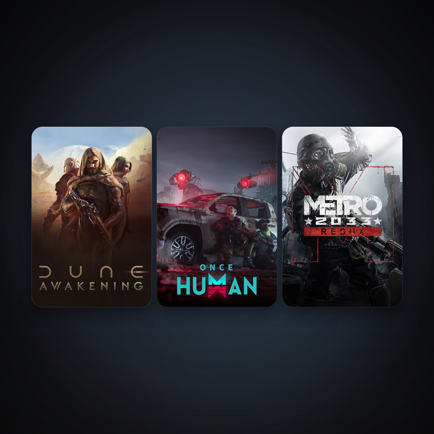 Steam account: Metro 2033 Redux + Dune: Awakening, 3 games, clean — HabibiAccounts