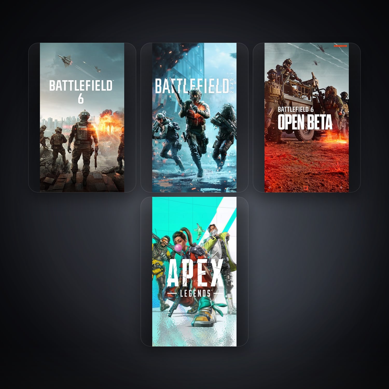 EA account — Battlefield 4 + Battlefield 1 — BR — 8 games — HabibiAccounts