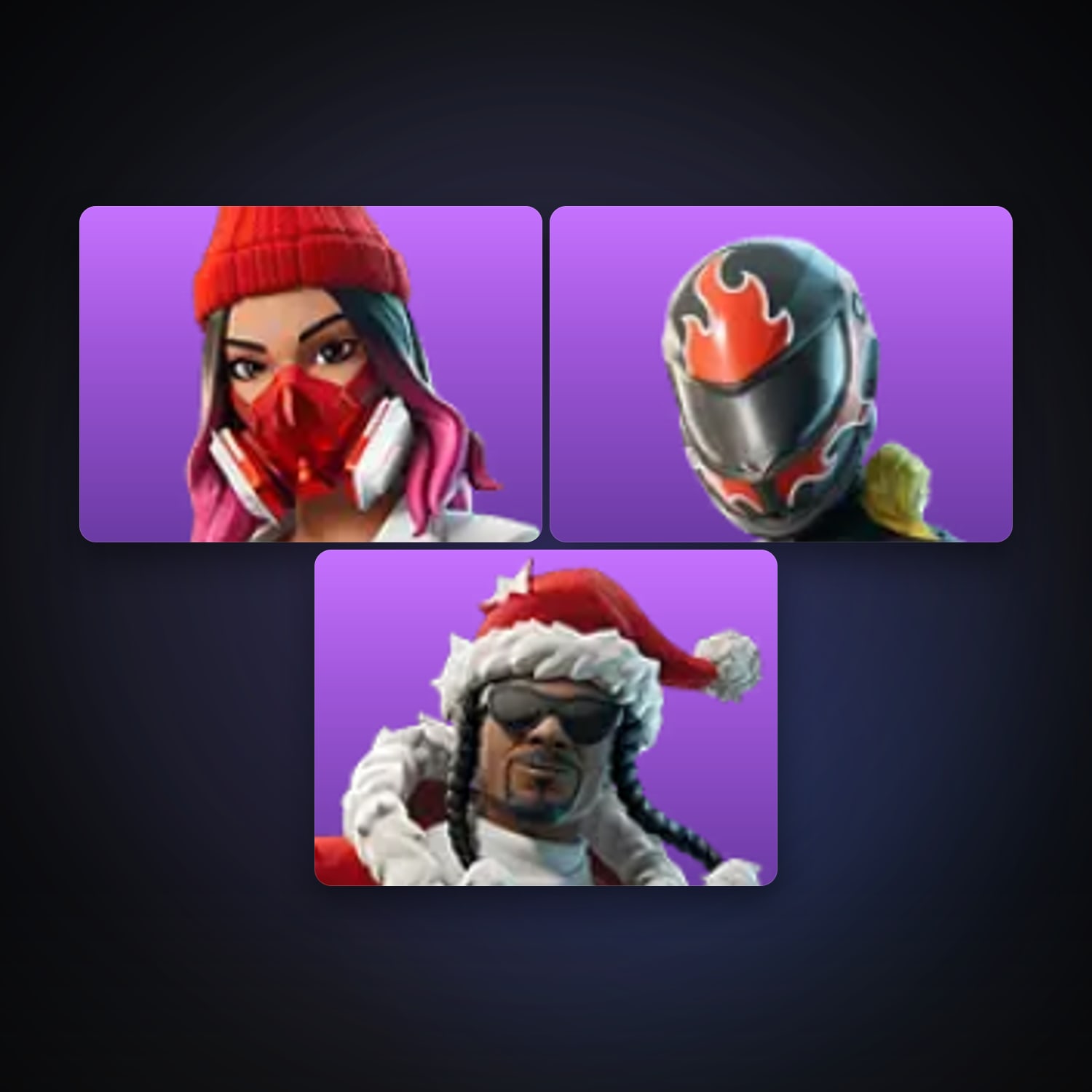 Fortnite account with Yulejacket & Burnoff — 3 skins — 400 V-Bucks — lvl 115 — HabibiAccounts