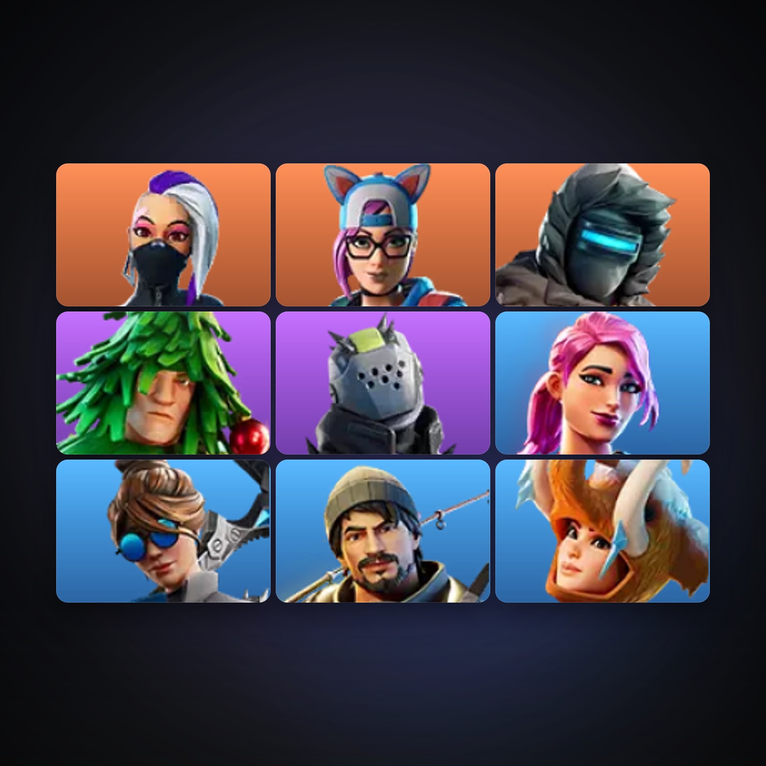 Fortnite account with Catalyst & Lynx — 9 skins — 350 V-Bucks — lvl 128 — HabibiAccounts