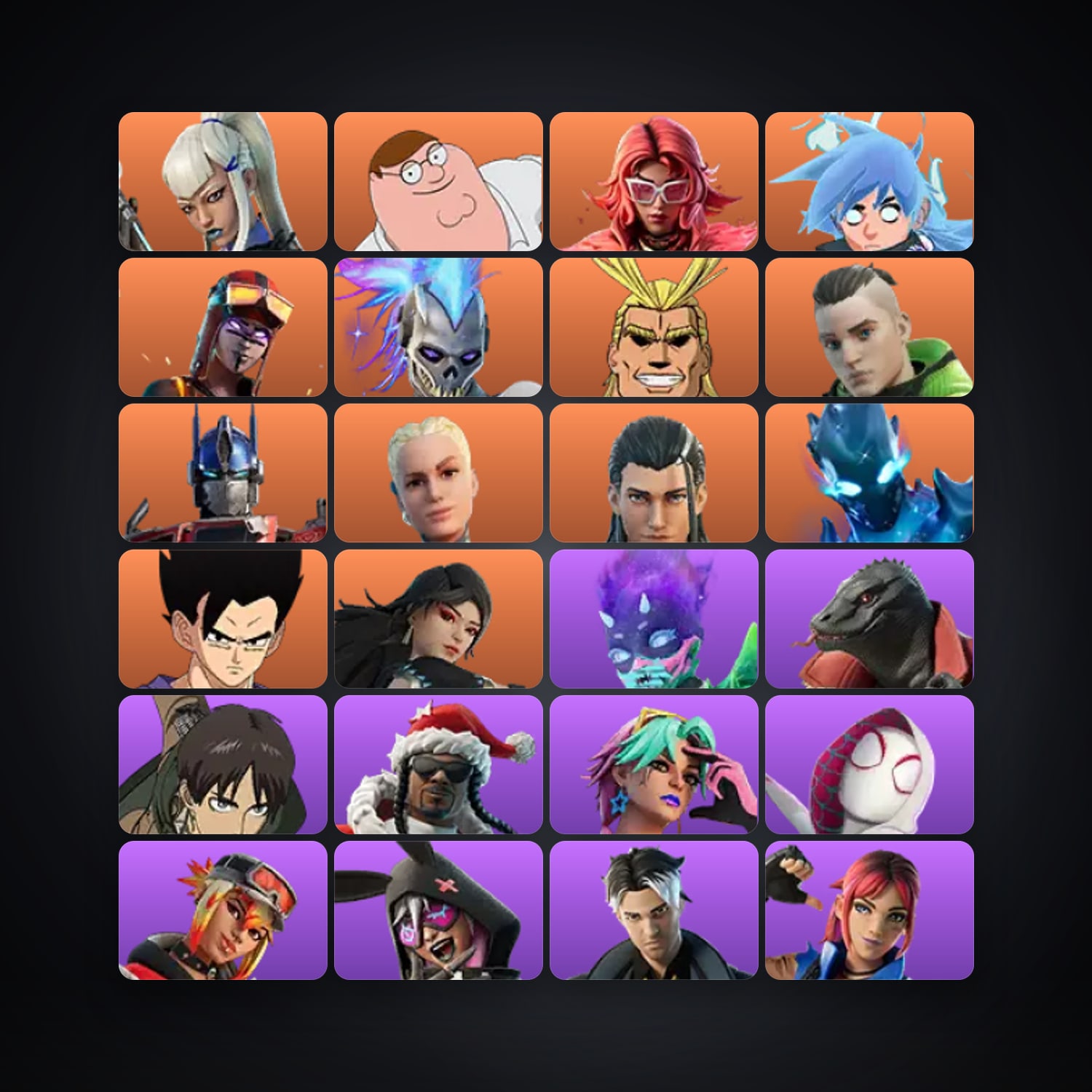 Fortnite account with Mizuki & Peter Griffin — 63 skins — 550 V-Bucks — lvl 2022 — HabibiAccounts