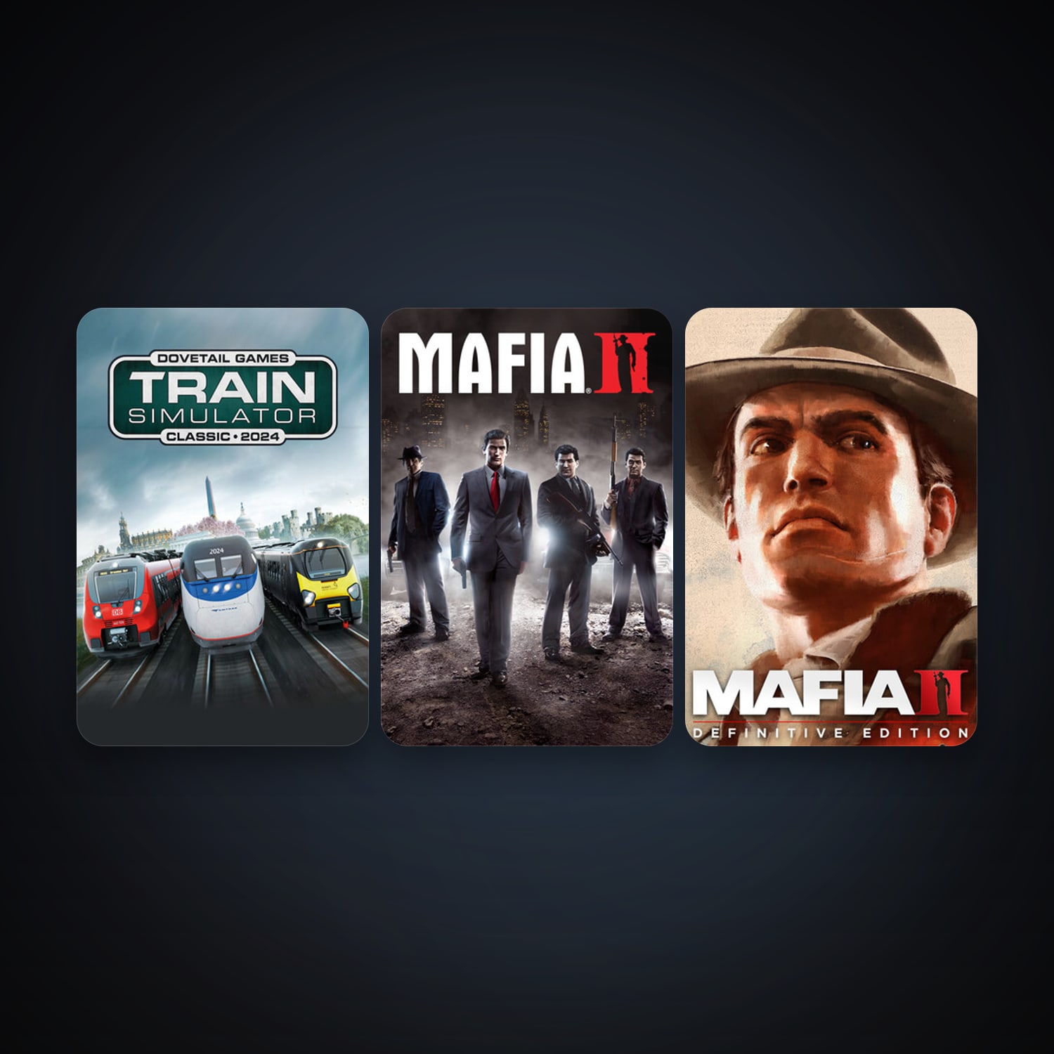 Steam account: Train Simulator Classic + Mafia II, 3 games, clean — level 8 — HabibiAccounts