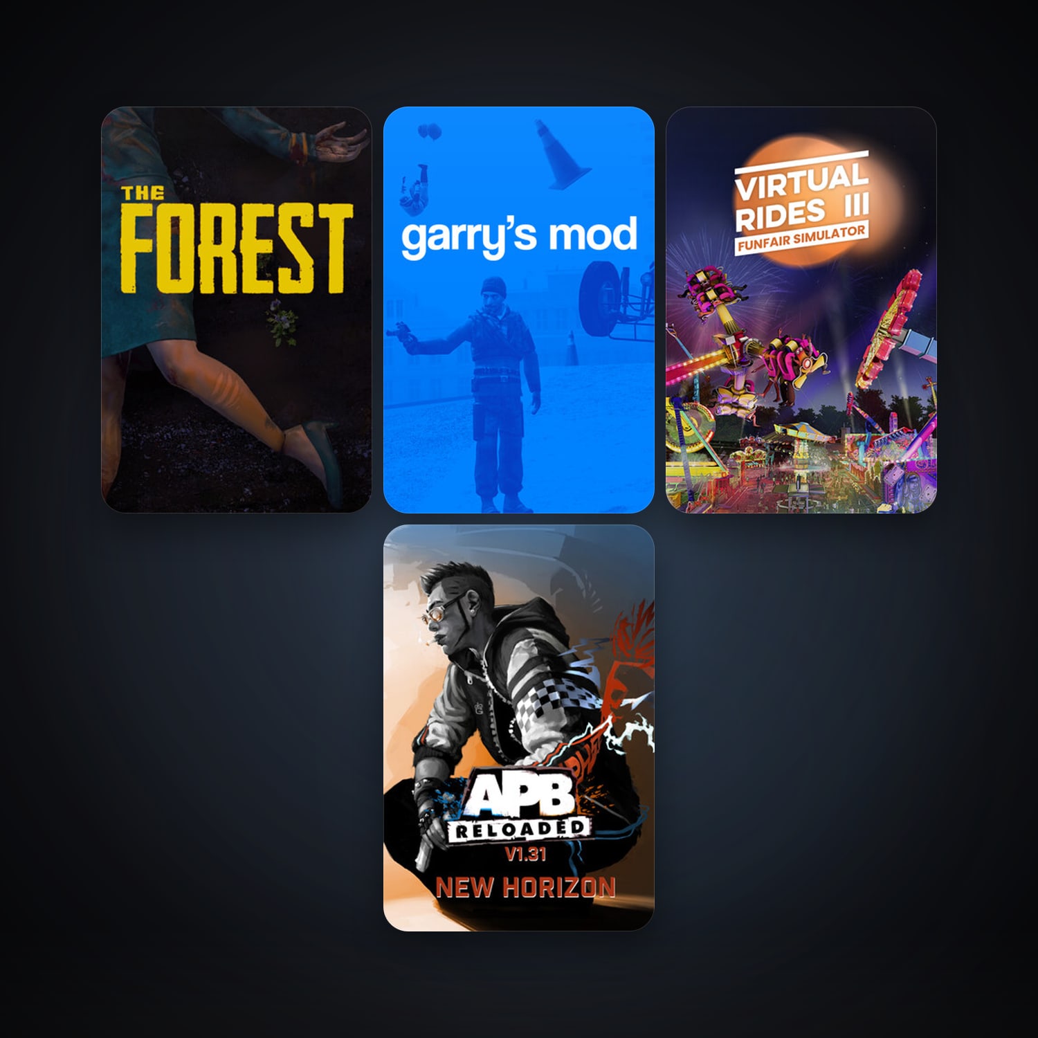 Steam account: Garry's Mod + APB Reloaded, 4 games, clean — level 6 — HabibiAccounts