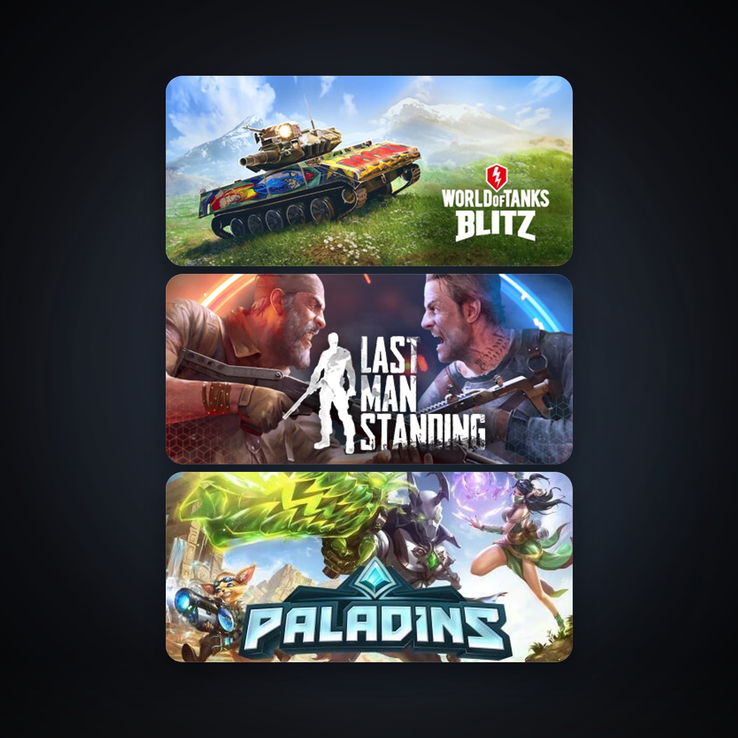 Paladins + World of Tanks Blitz, 4 games, clean — HabibiAccounts