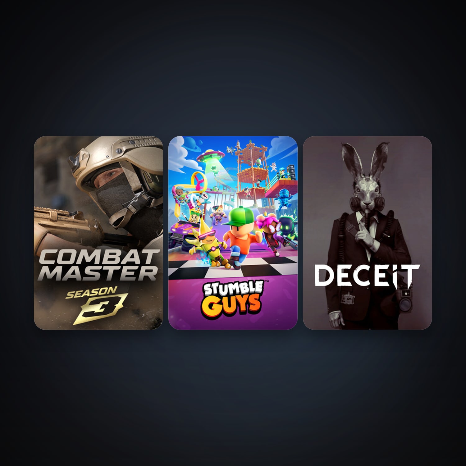 Steam account: Deceit + Stumble Guys, 3 games, clean — HabibiAccounts