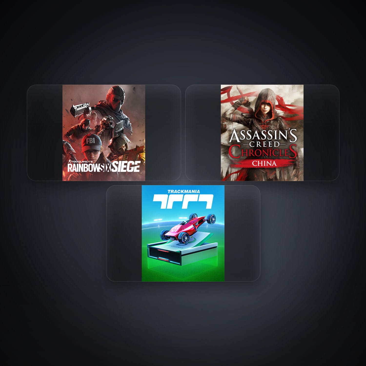 حساب يوبيسوفت فيه Tom Clancy's Rainbow Six Siege وAssassin's Creed Chronicles China، ES، 3 ألعاب — HabibiAccounts