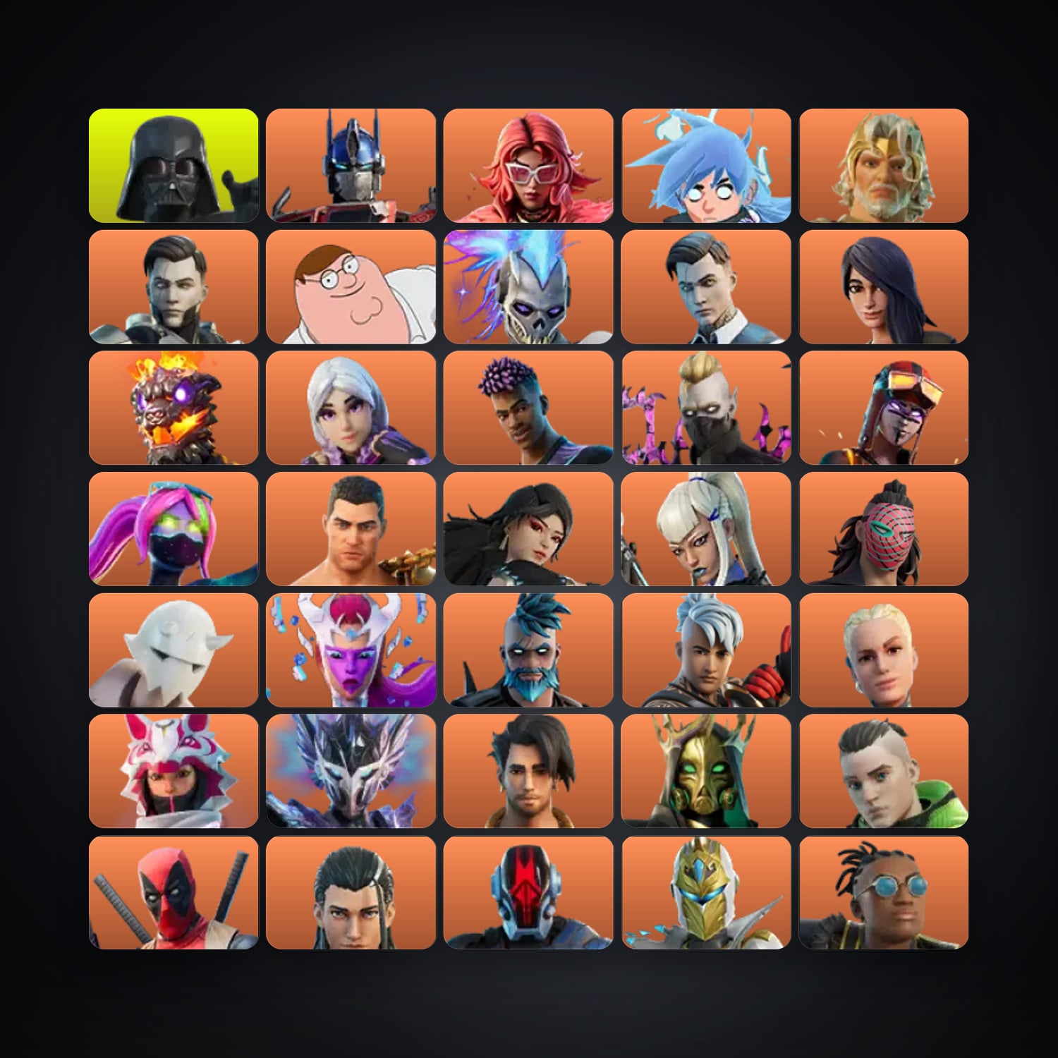 Fortnite account with Renegade Raider & Skull Trooper — 341 skins — 2K V-Bucks — lvl 5768 — HabibiAccounts