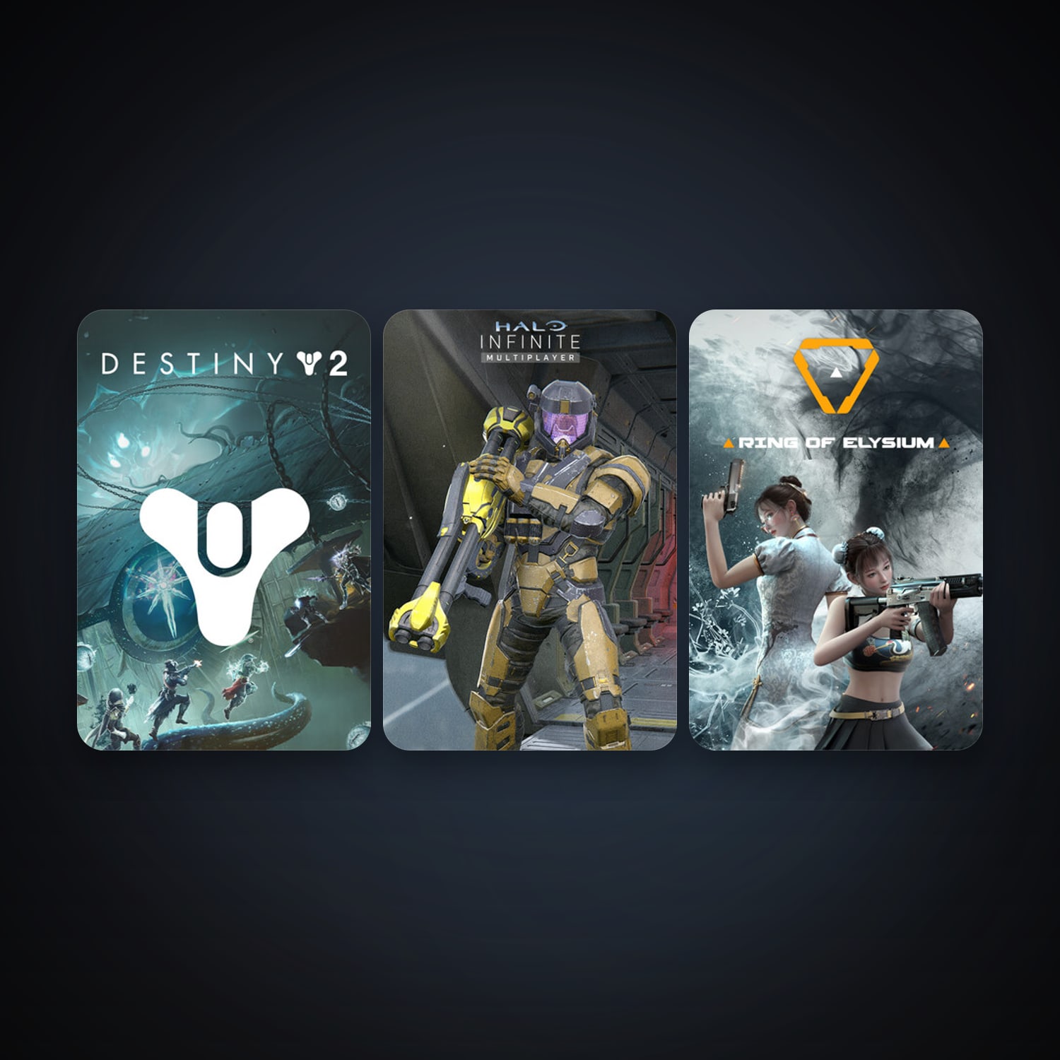 Ring of Elysium + Destiny 2, 6 games, clean — HabibiAccounts