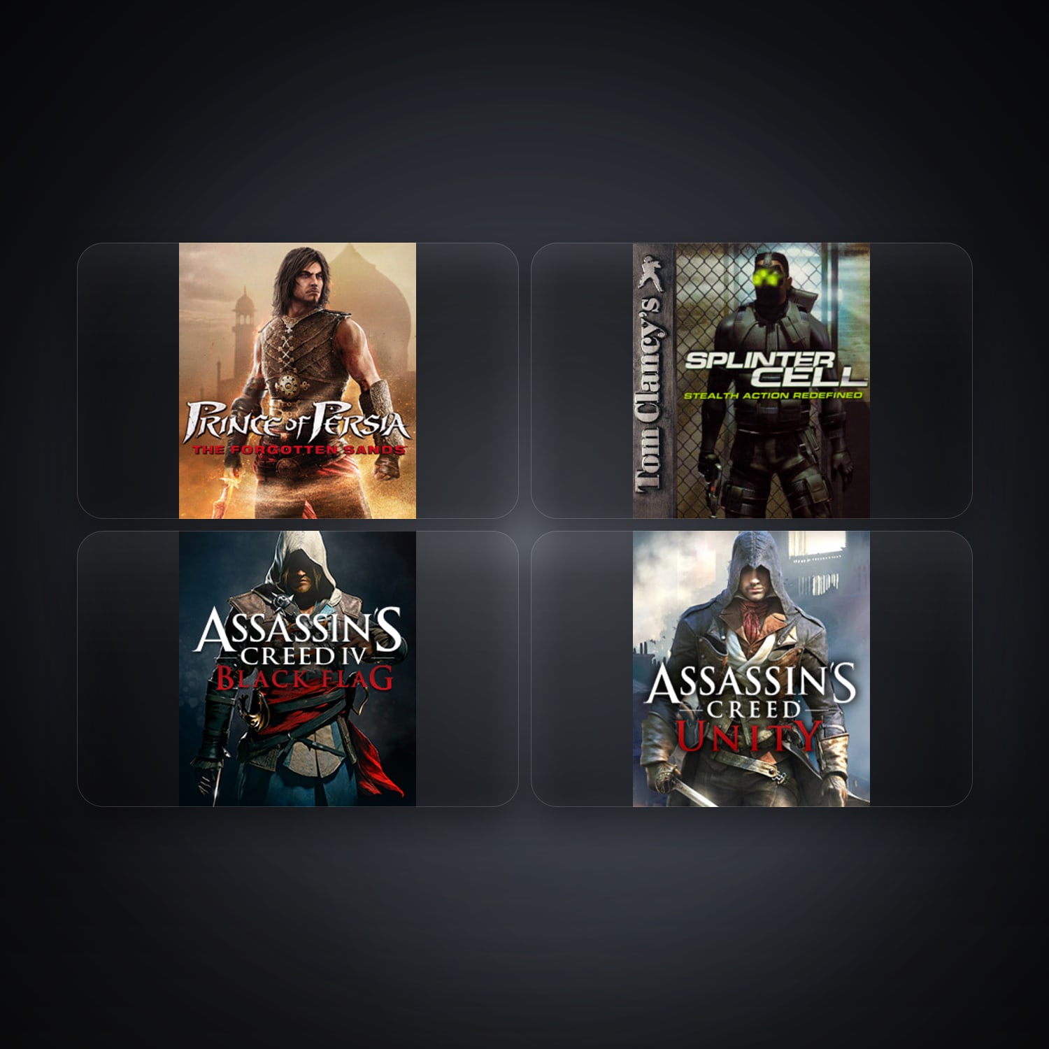 Ubisoft Prince of Persia The Forgotten Sands Deluxe Edition + Tom Clancy's Splinter Cell — IT — 5 games — HabibiAccounts