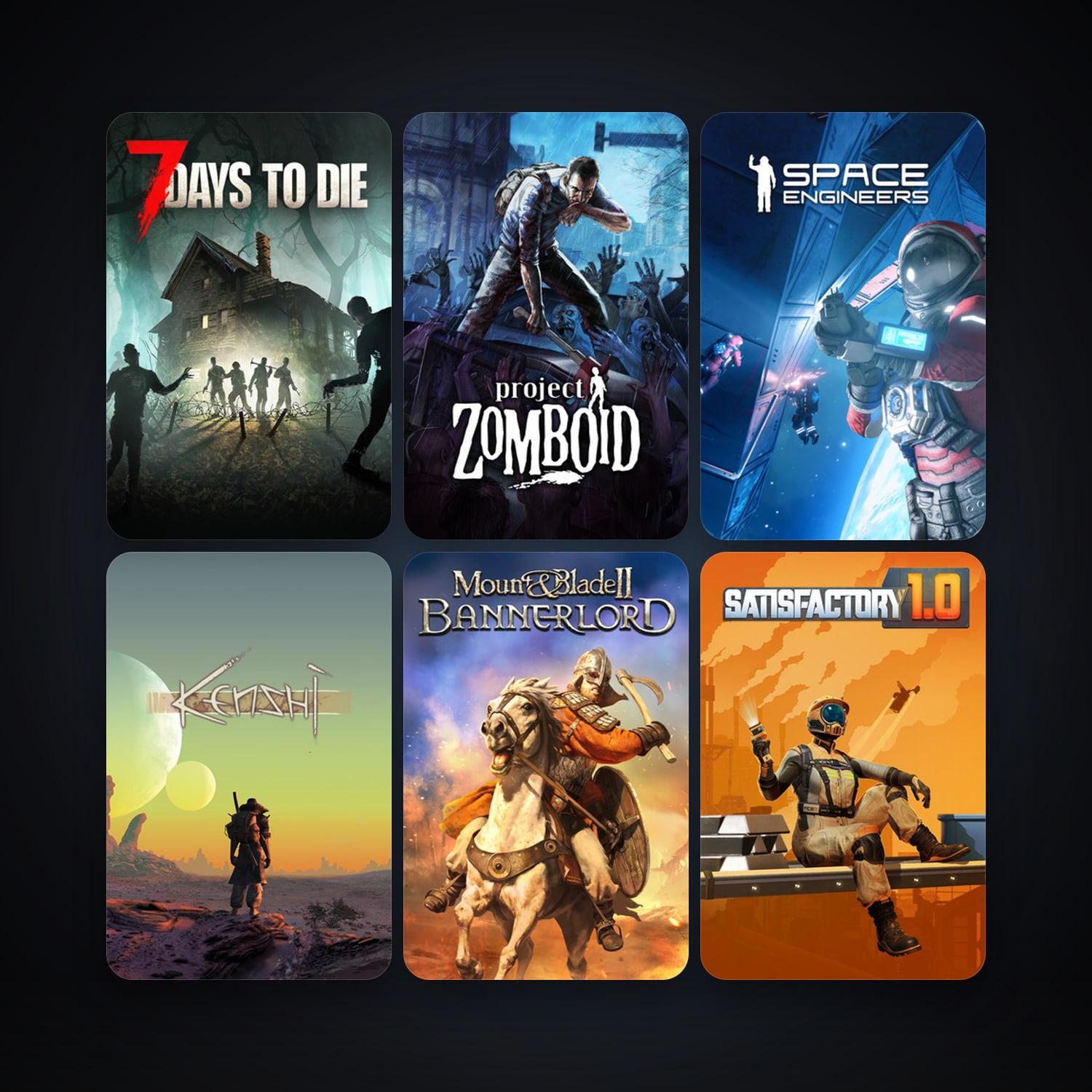 Project Zomboid + Don't Starve, 60 games, clean — HabibiAccounts