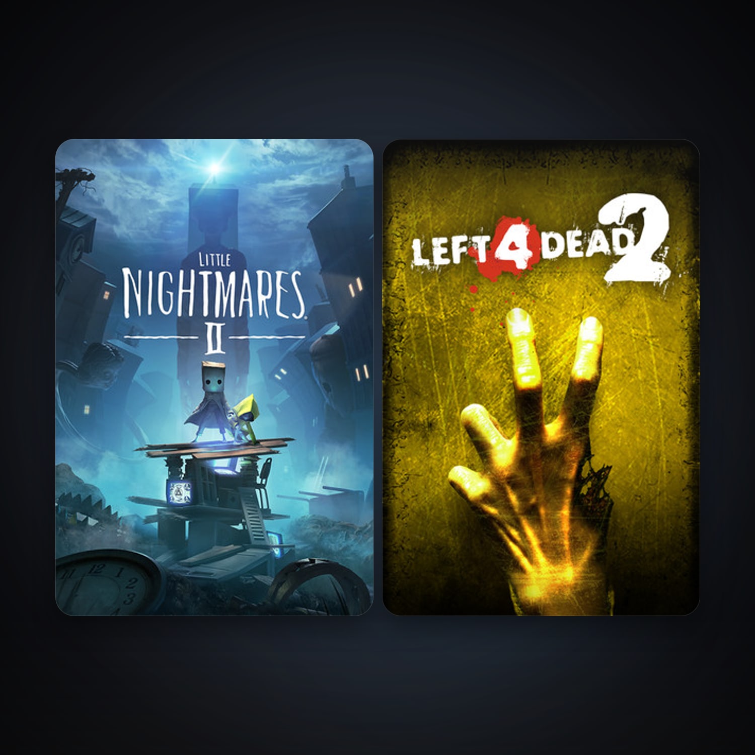Left 4 Dead 2 + Little Nightmares II, 3 games, clean — HabibiAccounts