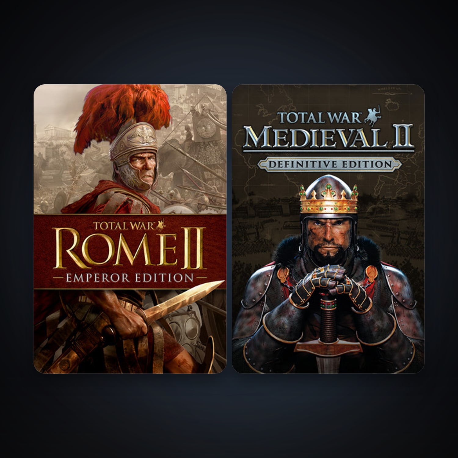 Steam account: Medieval II: Total War + Total War: ROME II - Emperor Edition, 2 games, clean — HabibiAccounts