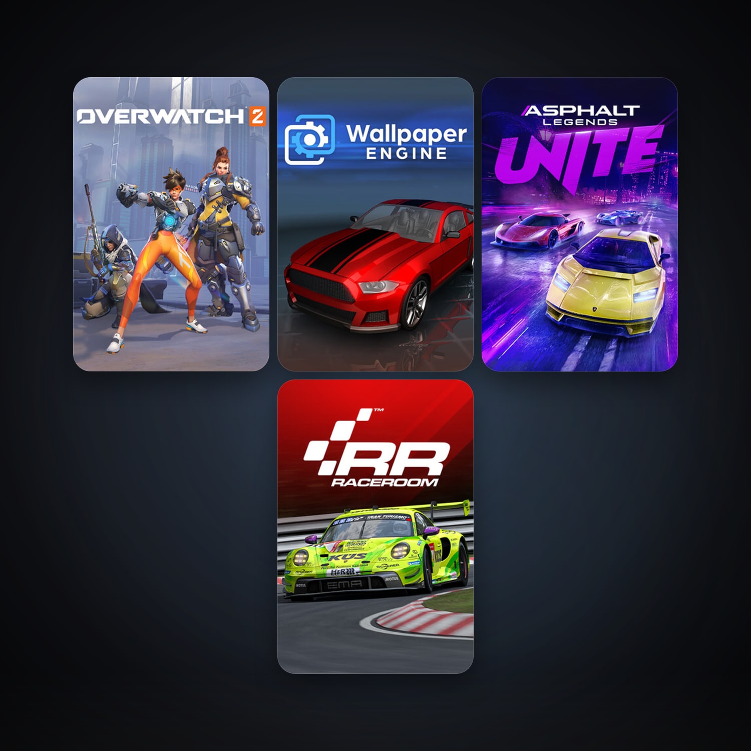 Steam account: RaceRoom Racing Experience + Wallpaper Engine, 7 games, clean — HabibiAccounts