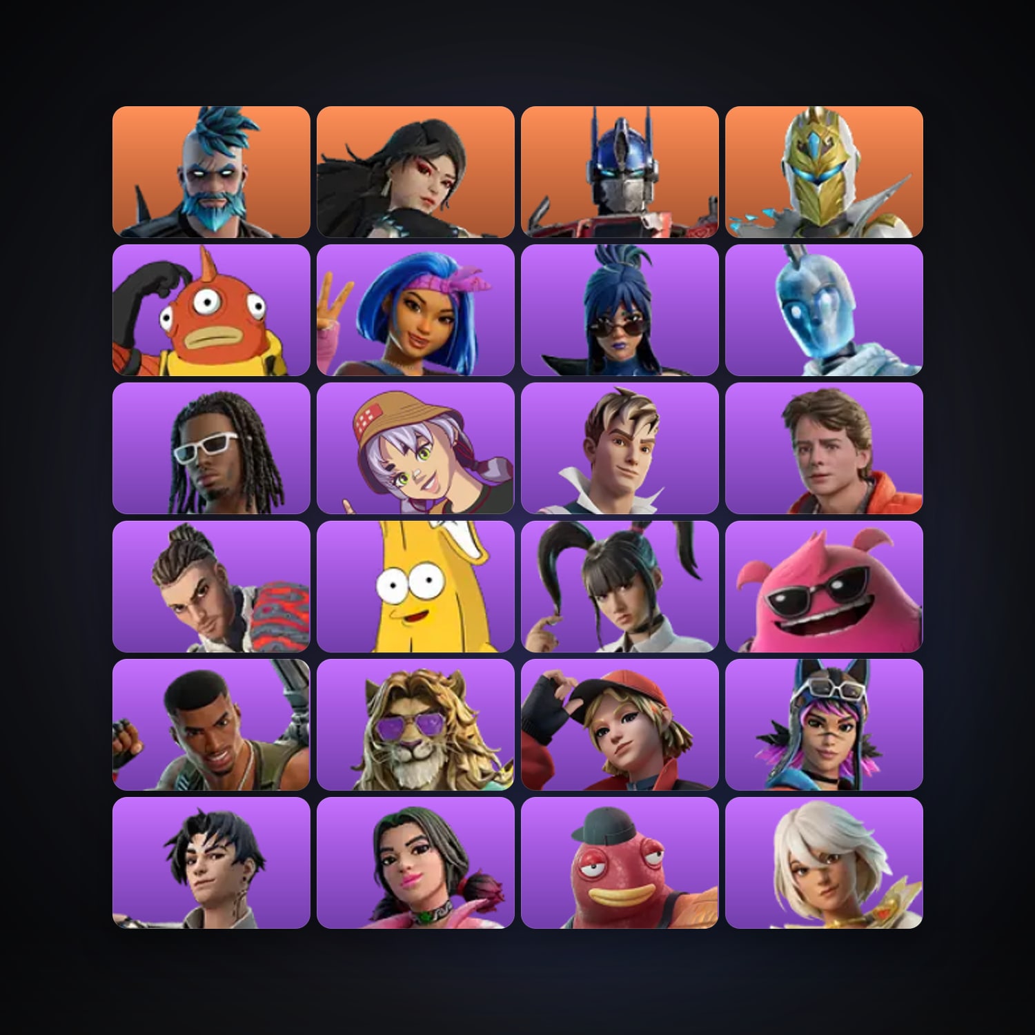 Fortnite account with Omegarok & Era — 48 skins — 300 V-Bucks — lvl 1165 — HabibiAccounts