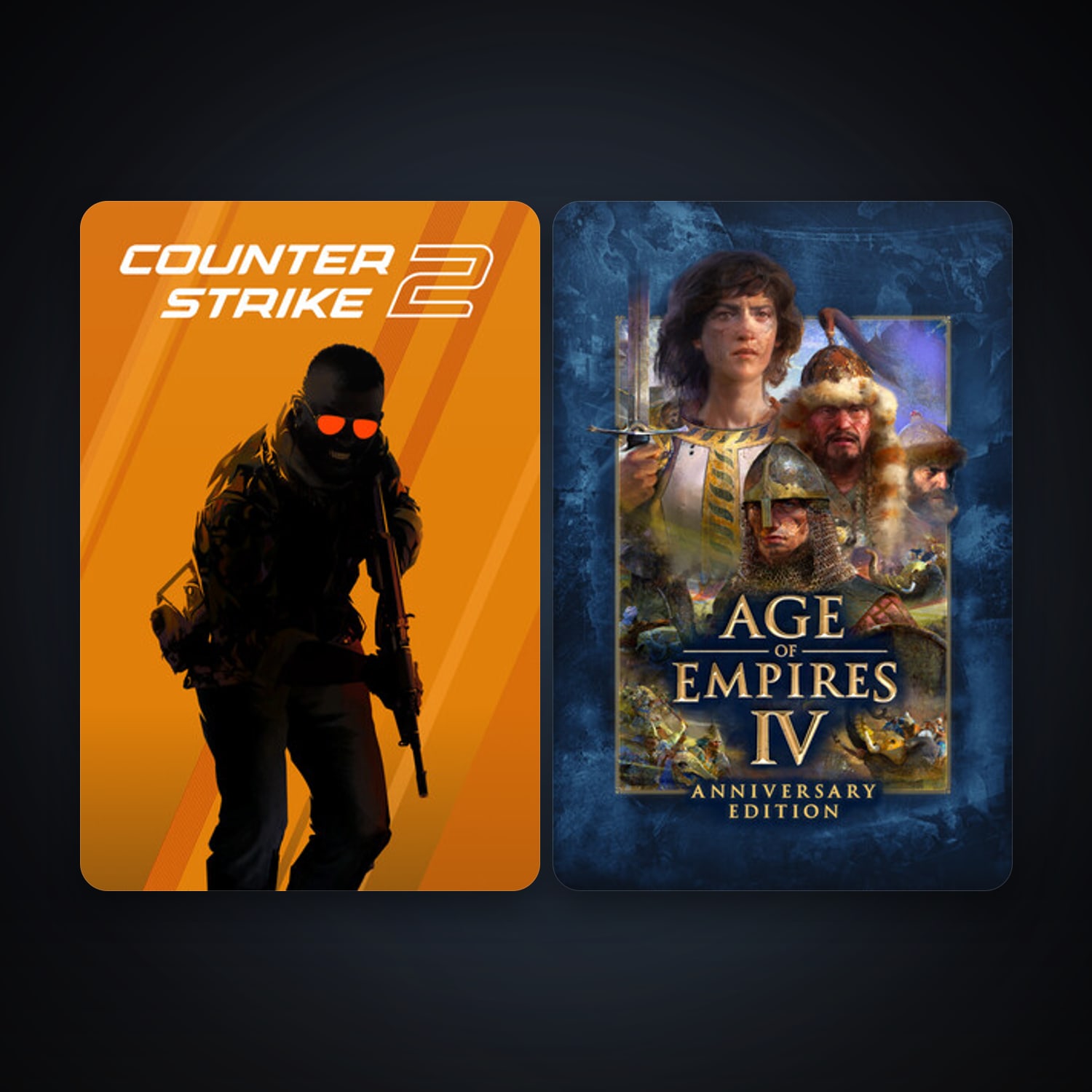CS2 Prime + Age of Empires IV: Anniversary Edition, 3 games, clean — HabibiAccounts