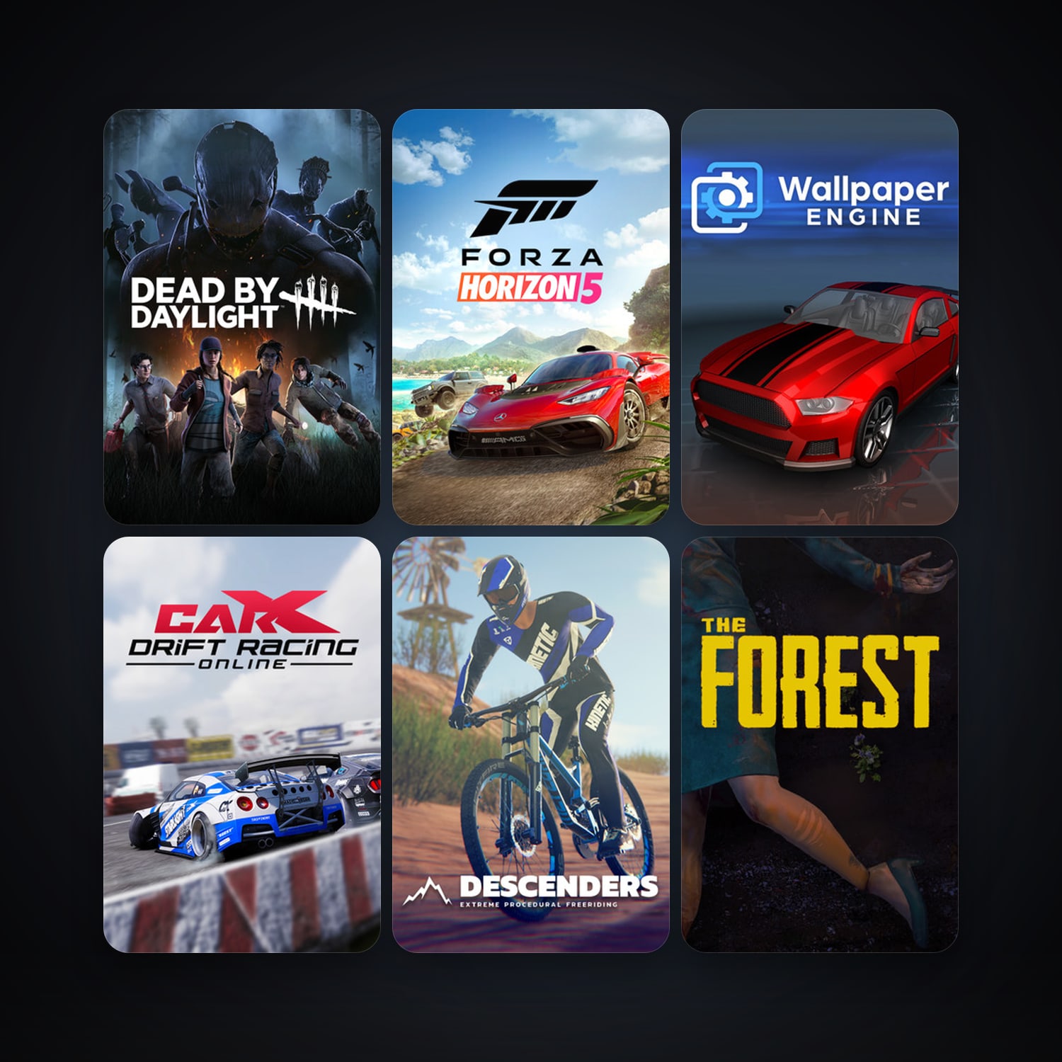 The Forest + Dead by Daylight, 15 games, clean — HabibiAccounts