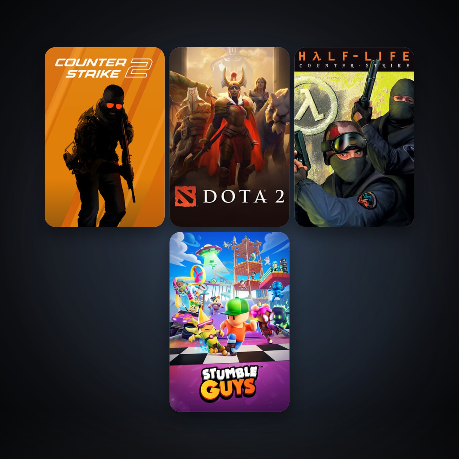 Counter-Strike + Dota 2, 10 games, clean — HabibiAccounts