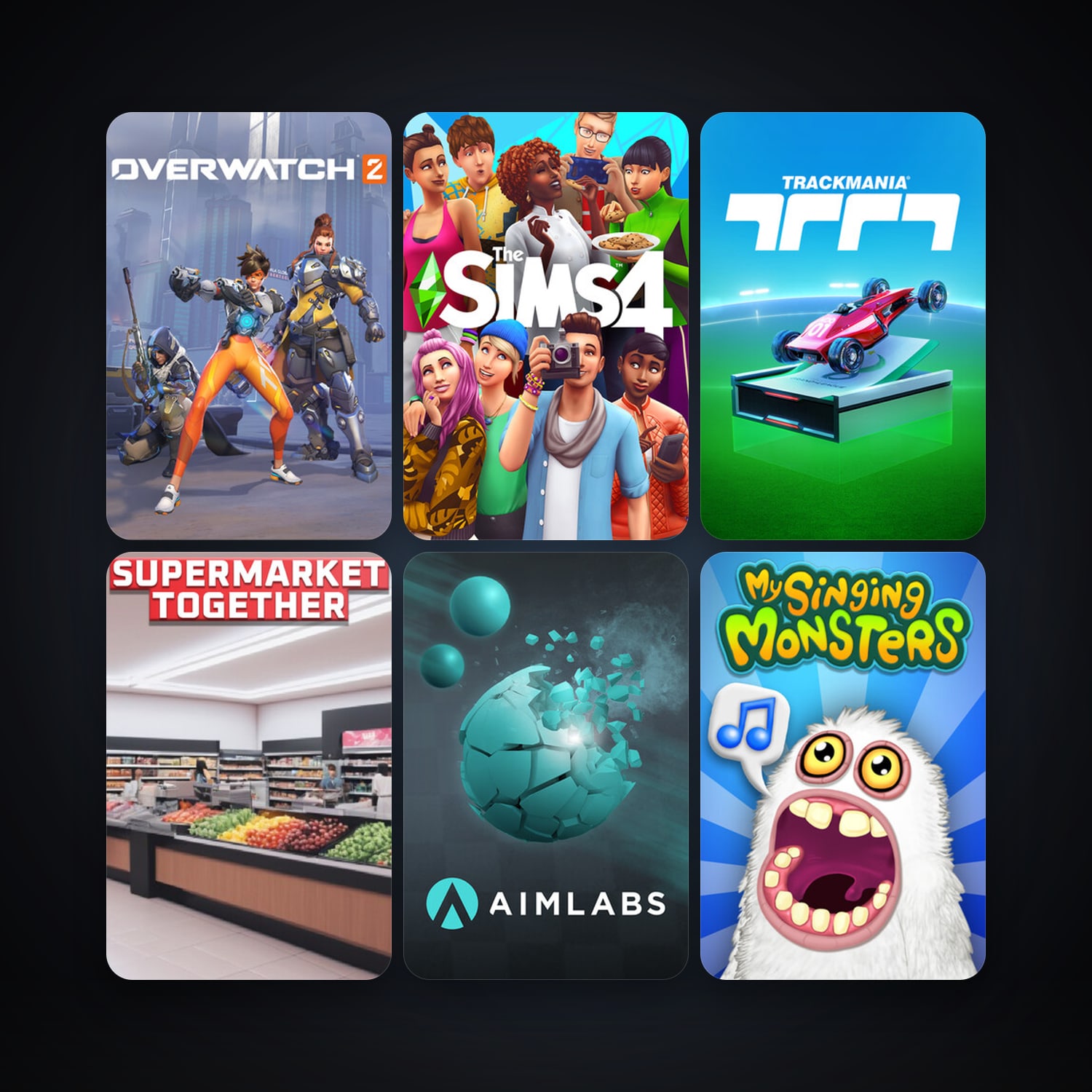 Steam account: Aimlabs + The Sims 4, 16 games, clean — HabibiAccounts