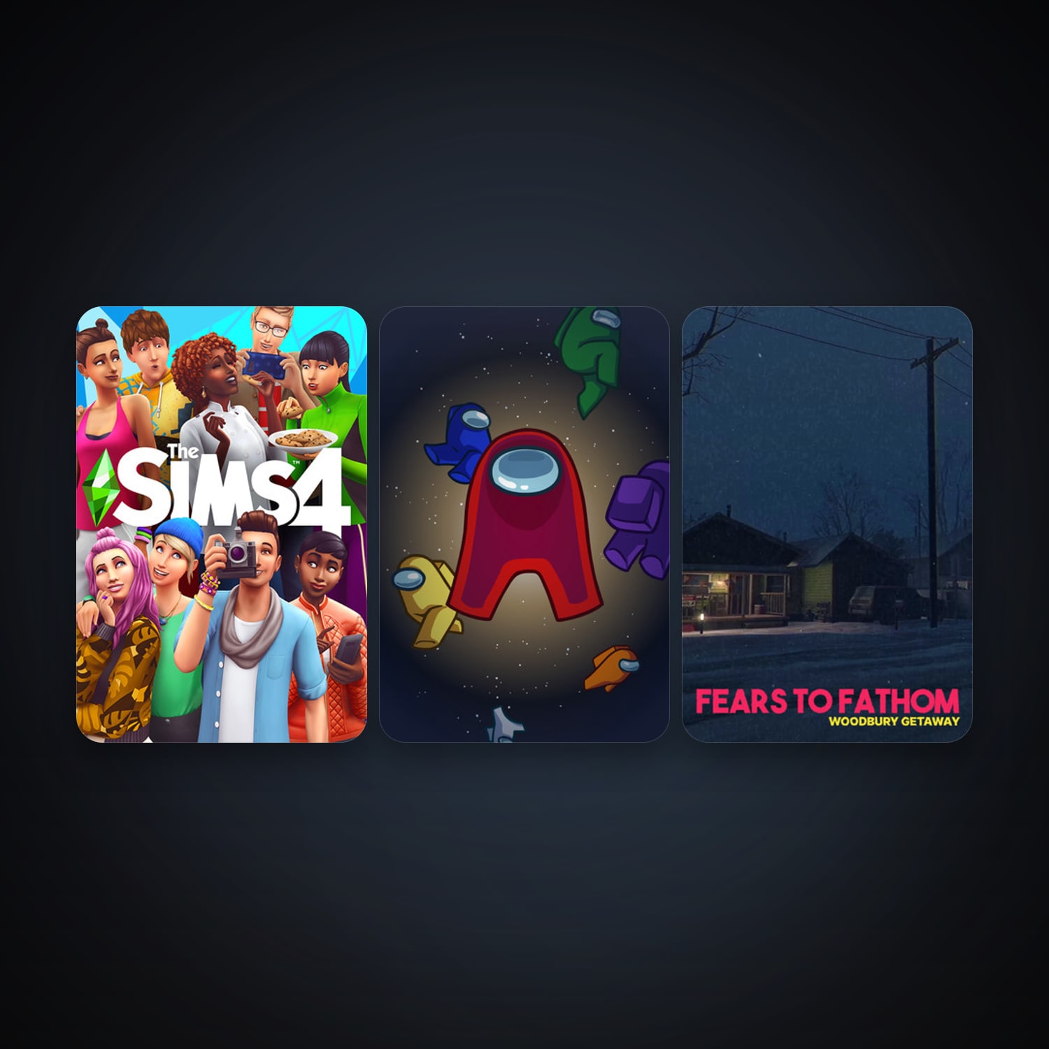 Among Us + The Sims 4, 4 games, clean — HabibiAccounts