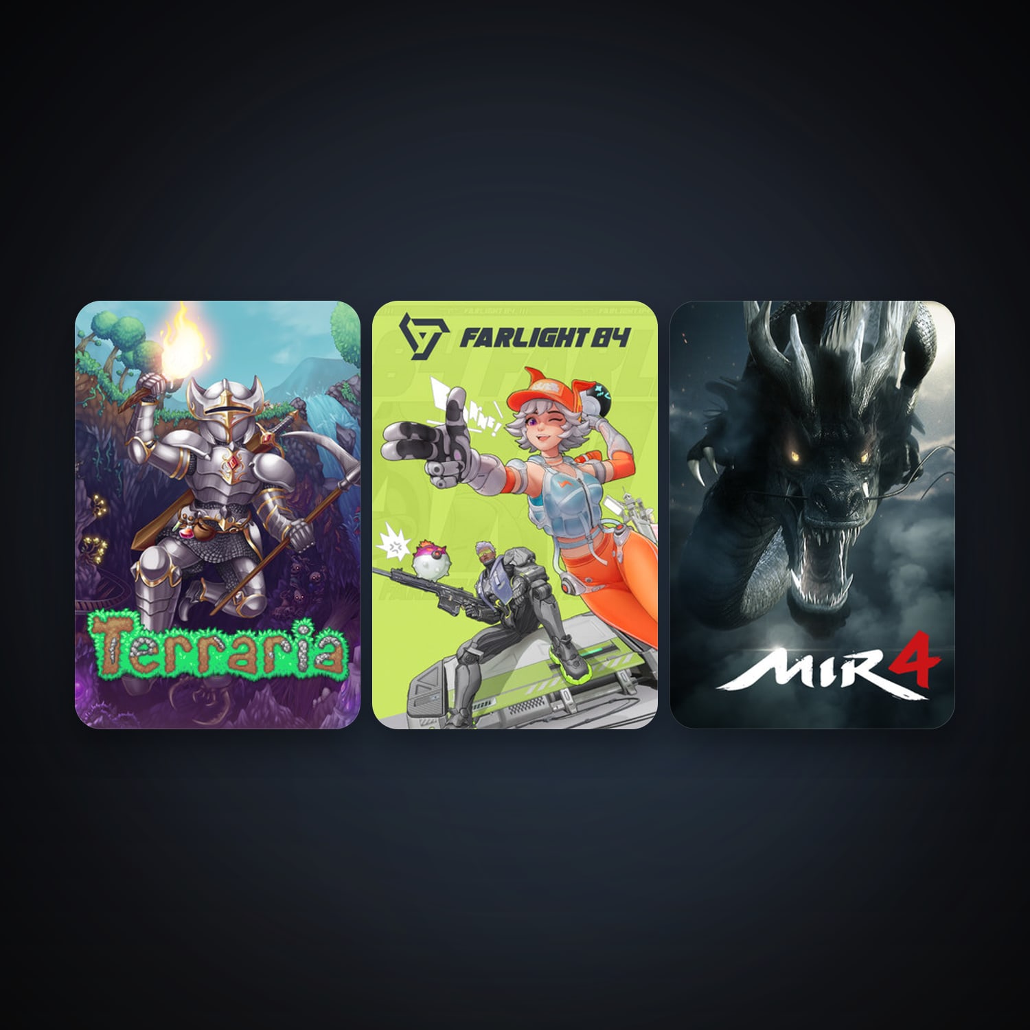 Steam account: Terraria + MIR4, 4 games, clean — HabibiAccounts