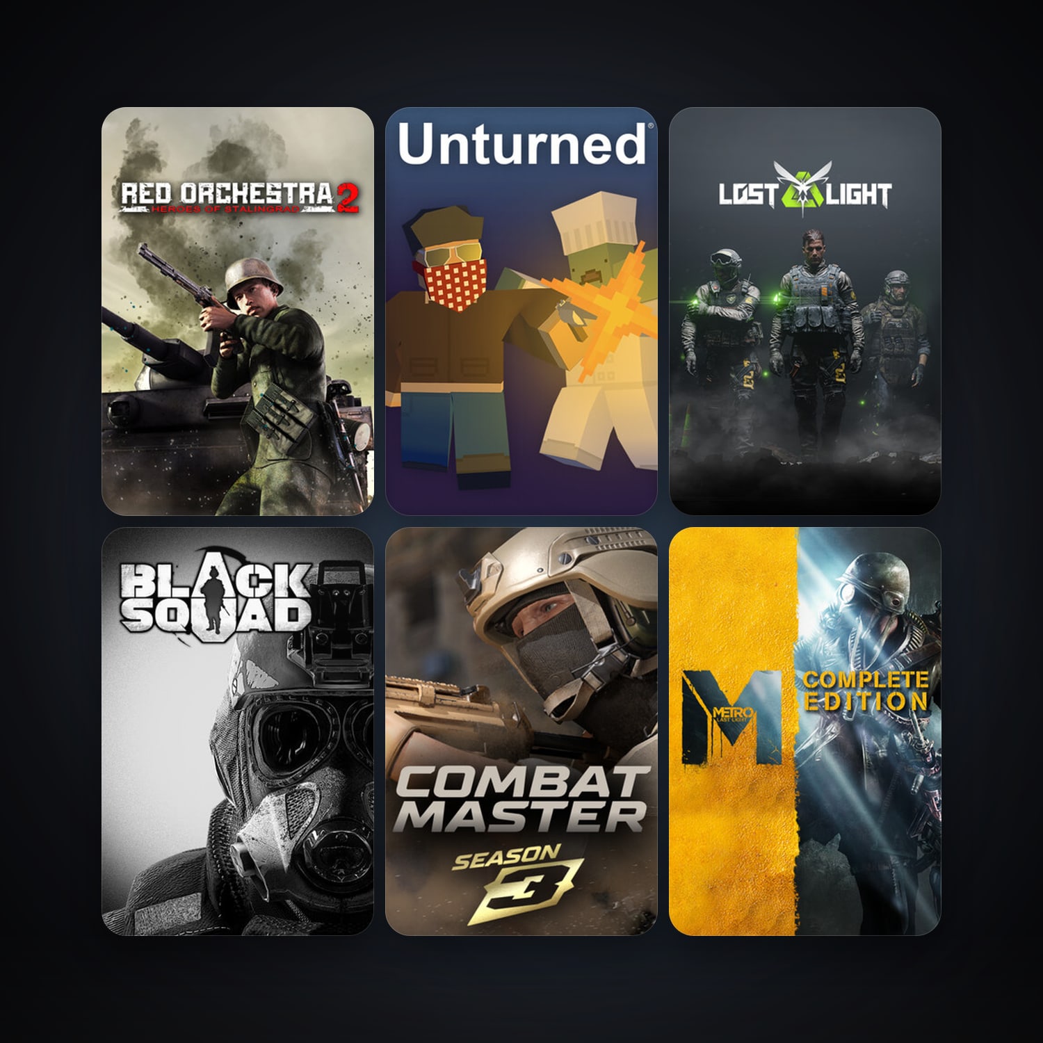 Red Orchestra: Ostfront 41-45 + Killing Floor, 47 games, clean — HabibiAccounts