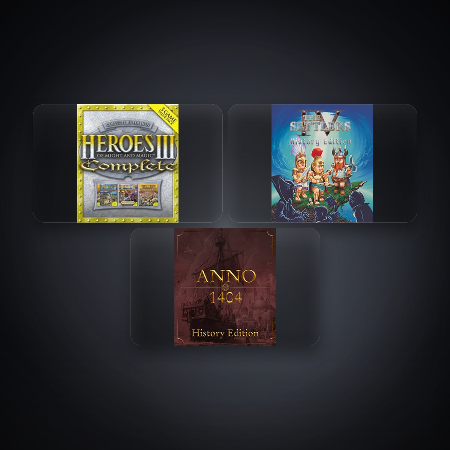 Ubisoft account — Heroes of Might & Magic III Complete Edition + The Settlers 4 - History Edition — SE — 3… — HabibiAccounts
