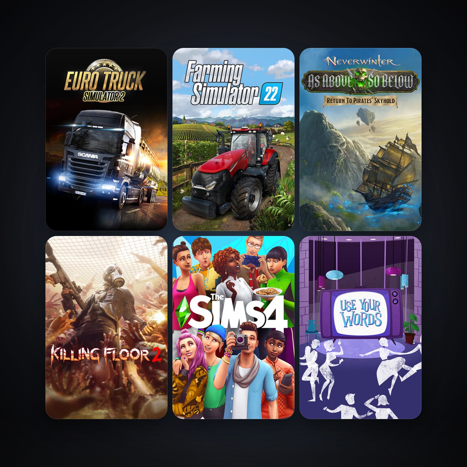 Steam account: Neverwinter + Euro Truck Simulator 2, 20 games, clean — level 5 — HabibiAccounts