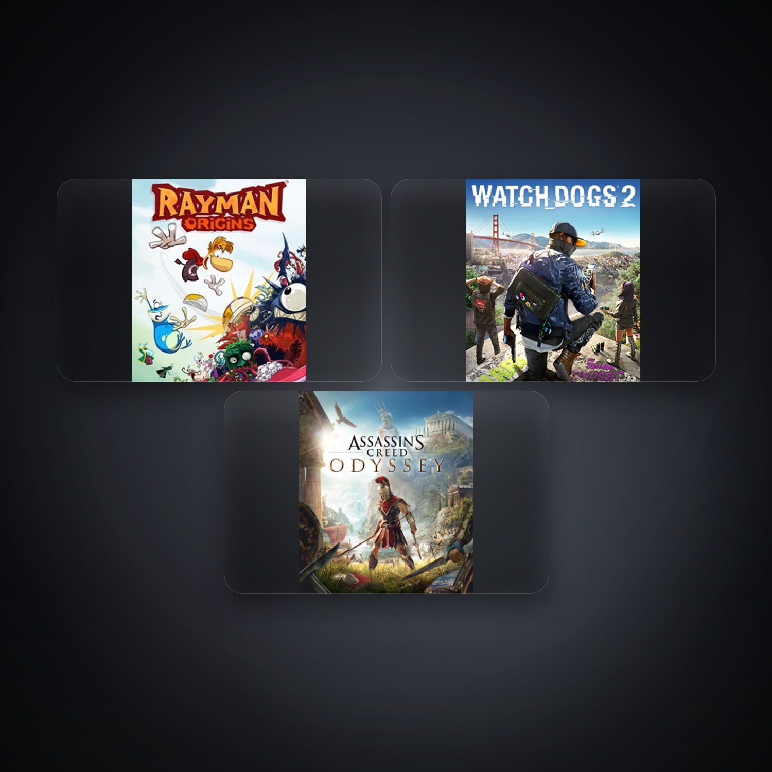 Ubisoft Rayman Origins + WATCH_DOGS 2 — DE — 3 games — HabibiAccounts
