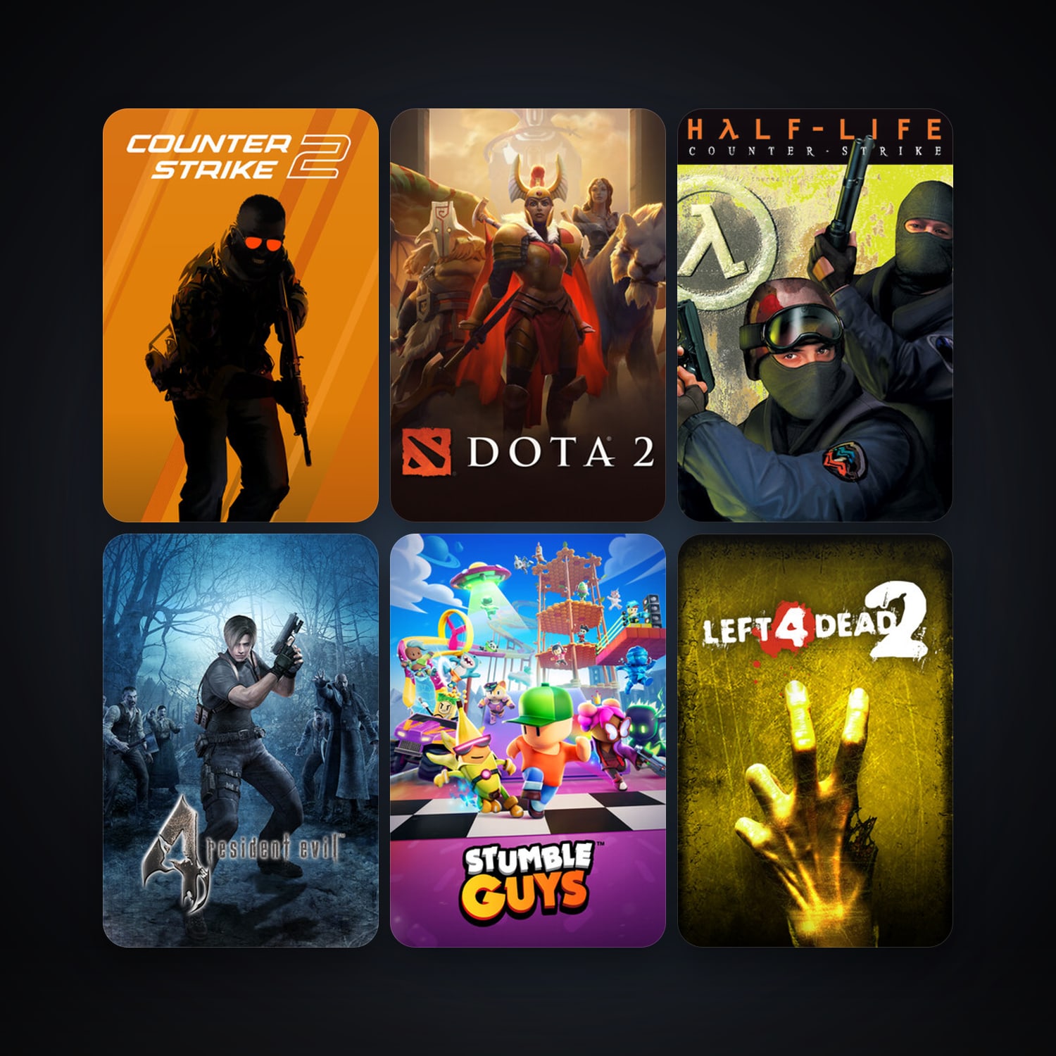 Counter-Strike + Portal, 40 games, Steam 10, clean — HabibiAccounts