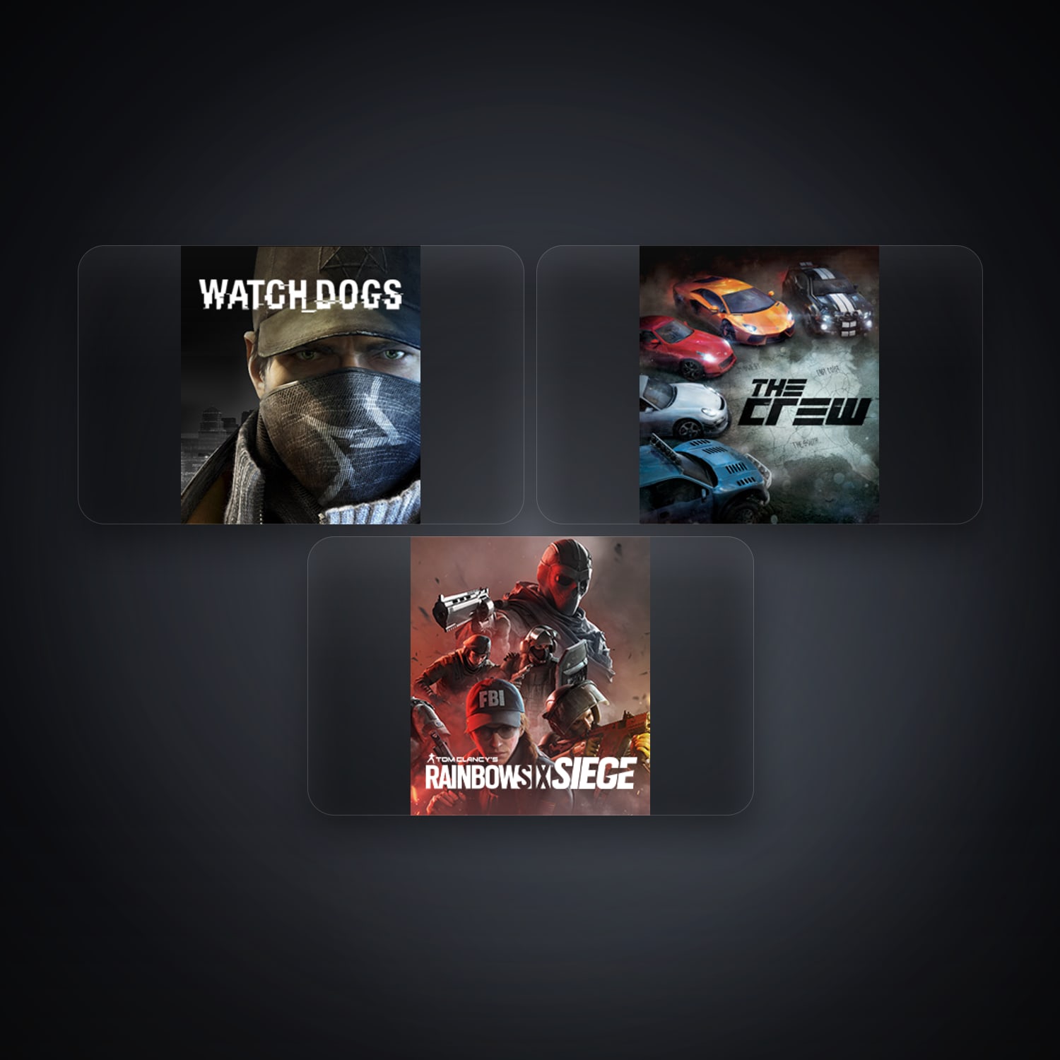 حساب يوبيسوفت فيه Watch_Dogs وThe Crew، DE، 3 ألعاب — HabibiAccounts
