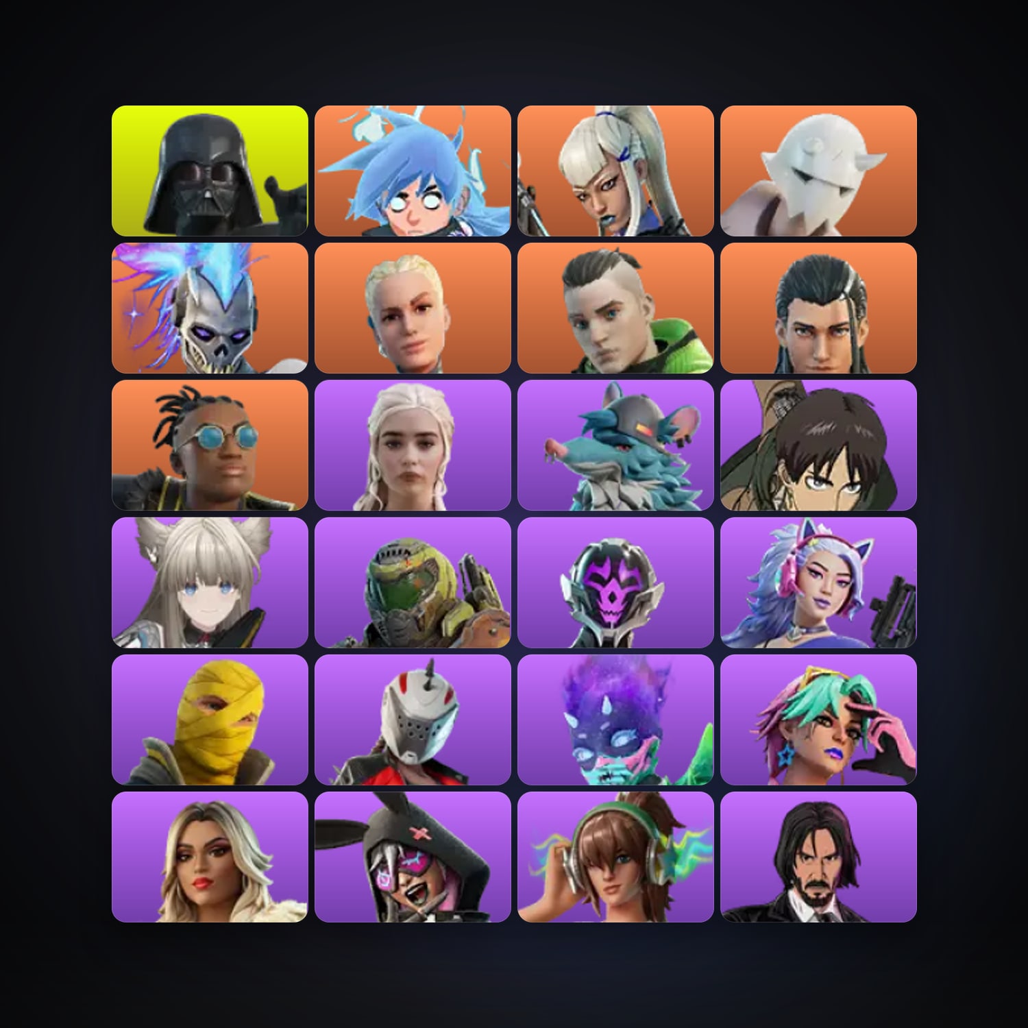 Fortnite account with Darth Vader & Nezumi — 79 skins — 700 V-Bucks — lvl 1859 — HabibiAccounts