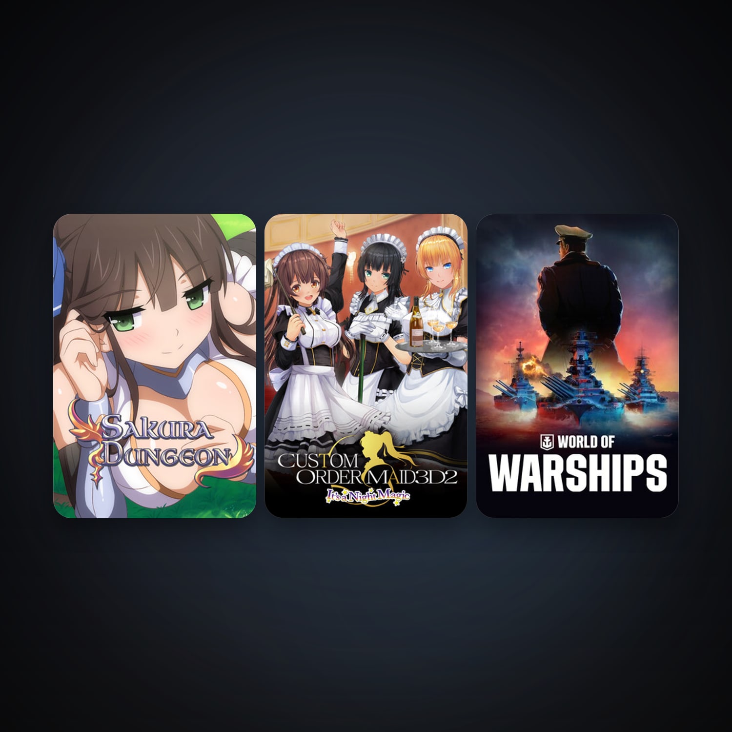 Steam account — Sakura Dungeon + World of Warships, 14 games, Steam 10, clean — HabibiAccounts