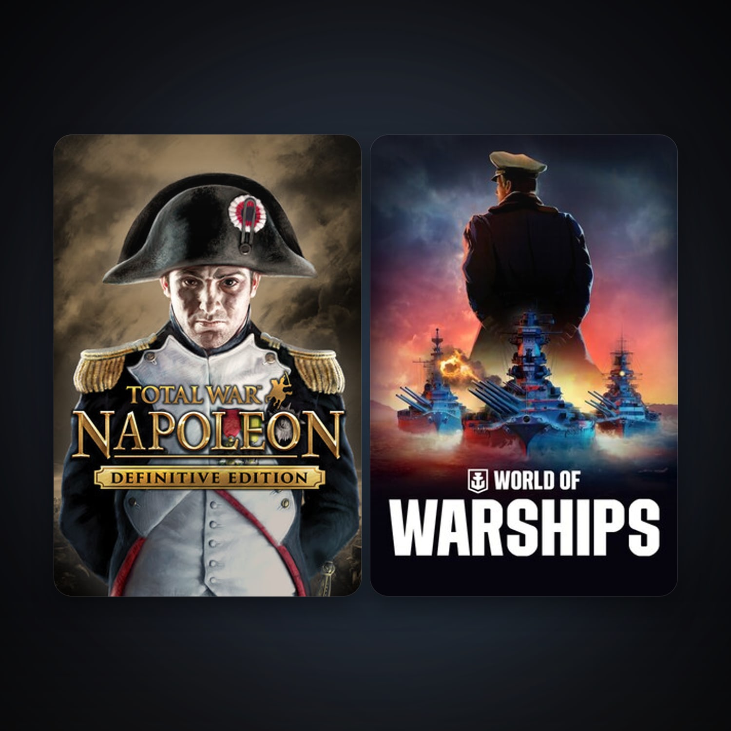 Total War: NAPOLEON - Definitive Edition + World of Warships, 3 games, clean — HabibiAccounts