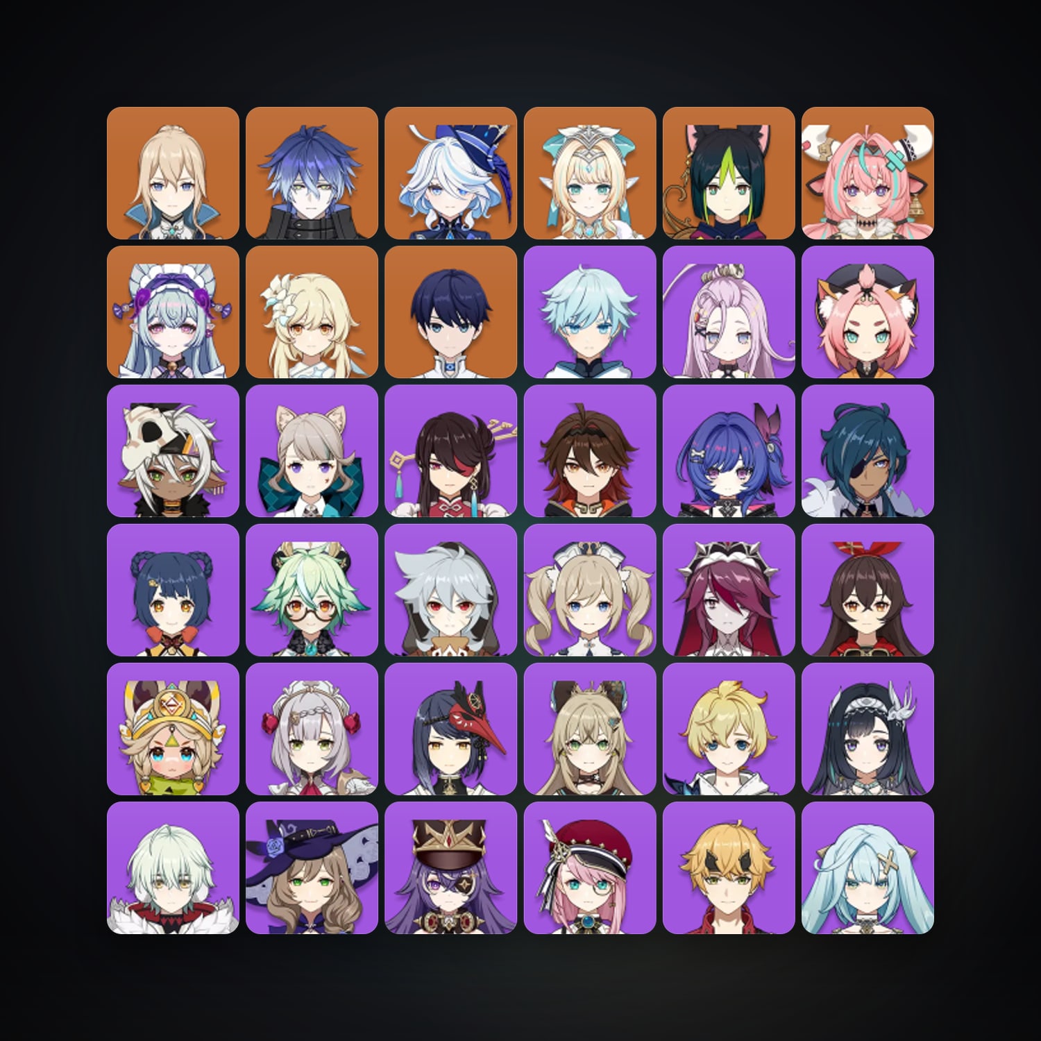 Genshin Impact account — AR 55 | 40 Chars | 7× 5★ — HabibiAccounts
